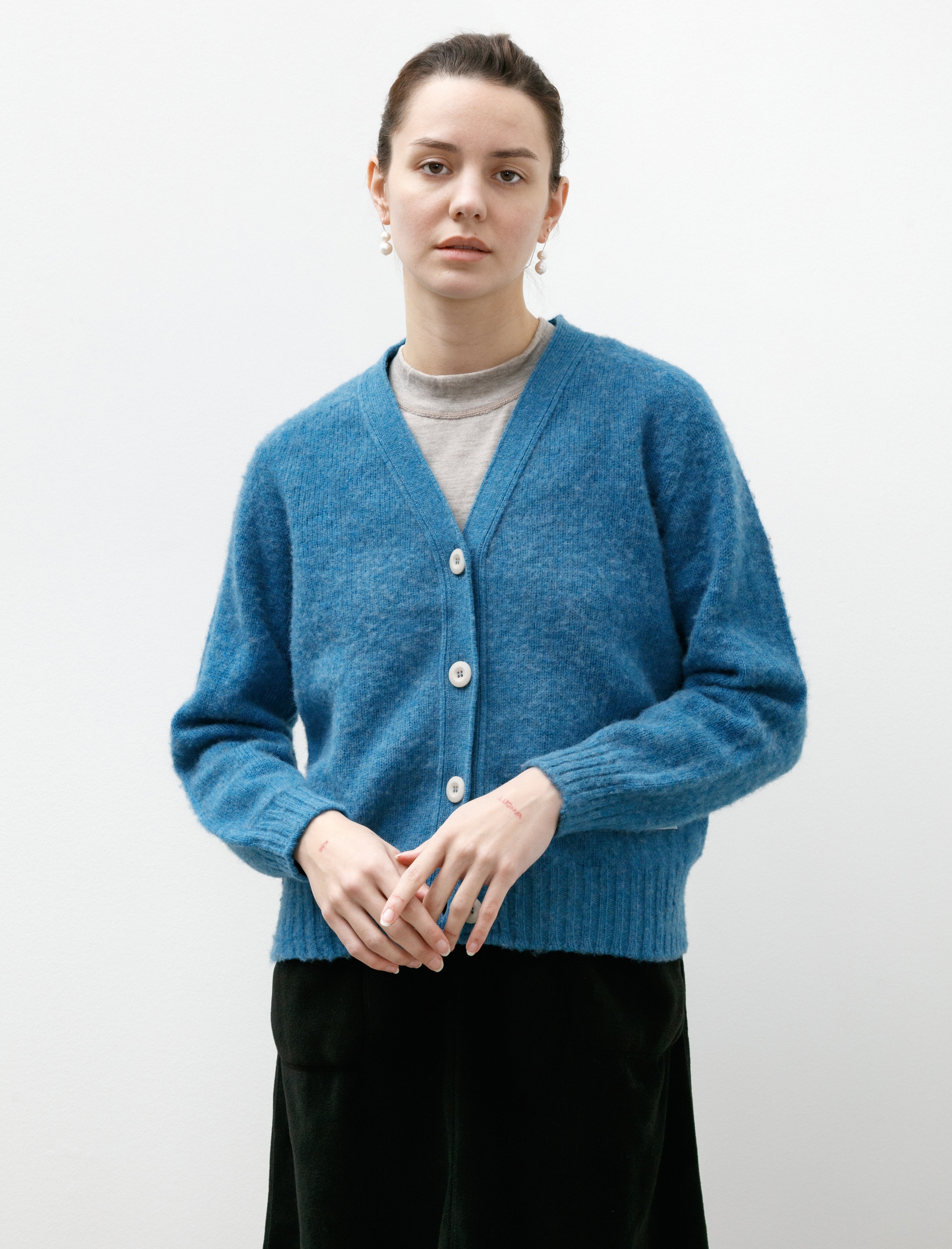 Howlin' Shaggy Bear Women Cardigan Lunar