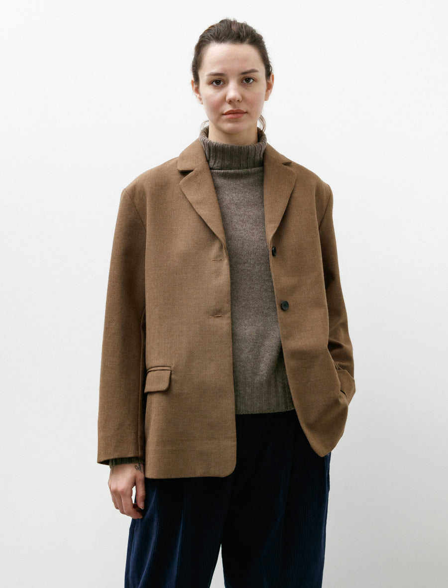 British Wool Andie Blazer Tobacco - Image 1