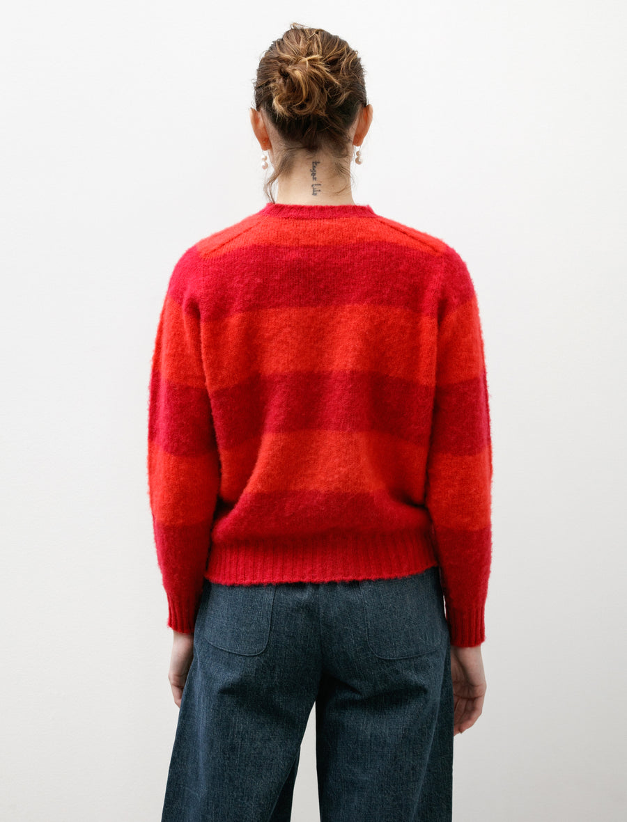 Shaggy Bear Women Chunky Stripes Astral - Image 4