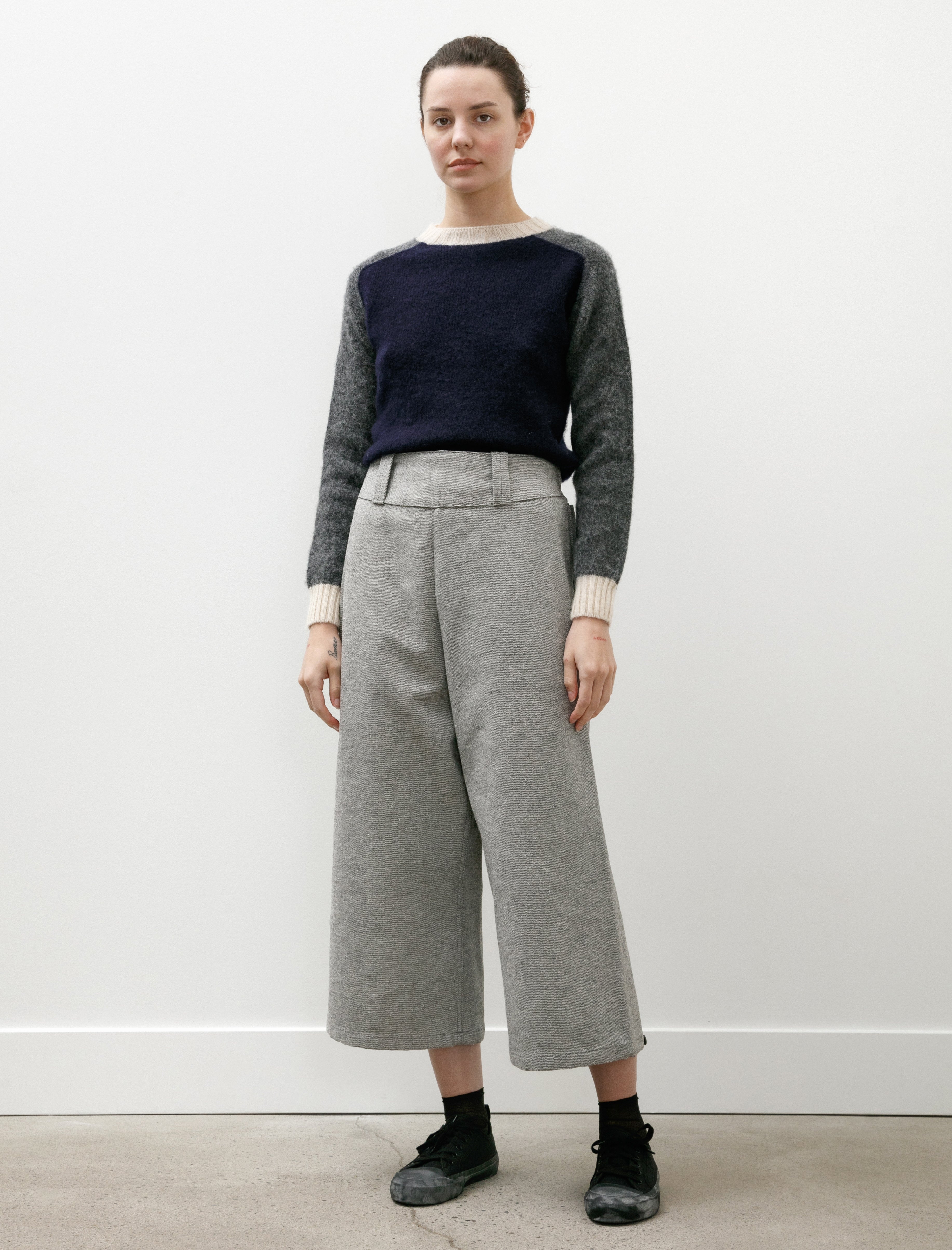 MAN-TLE W-R19 Pants-3 Bucket Pants Stone Twill