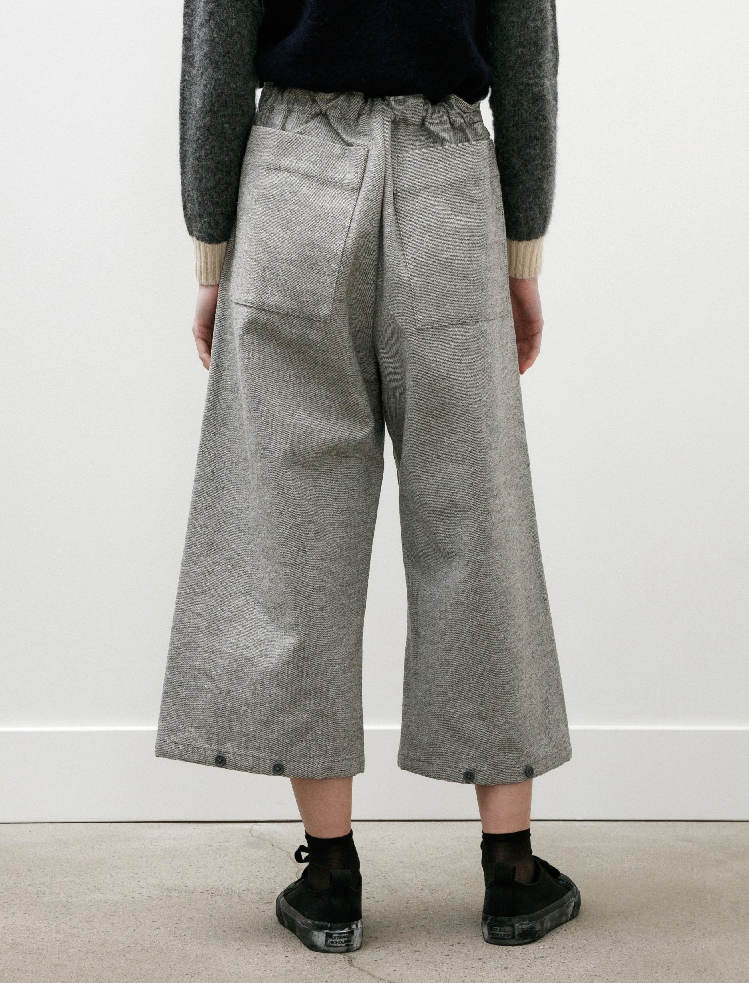 MAN-TLE W-R19 Pants-3 Bucket Pants Stone Twill