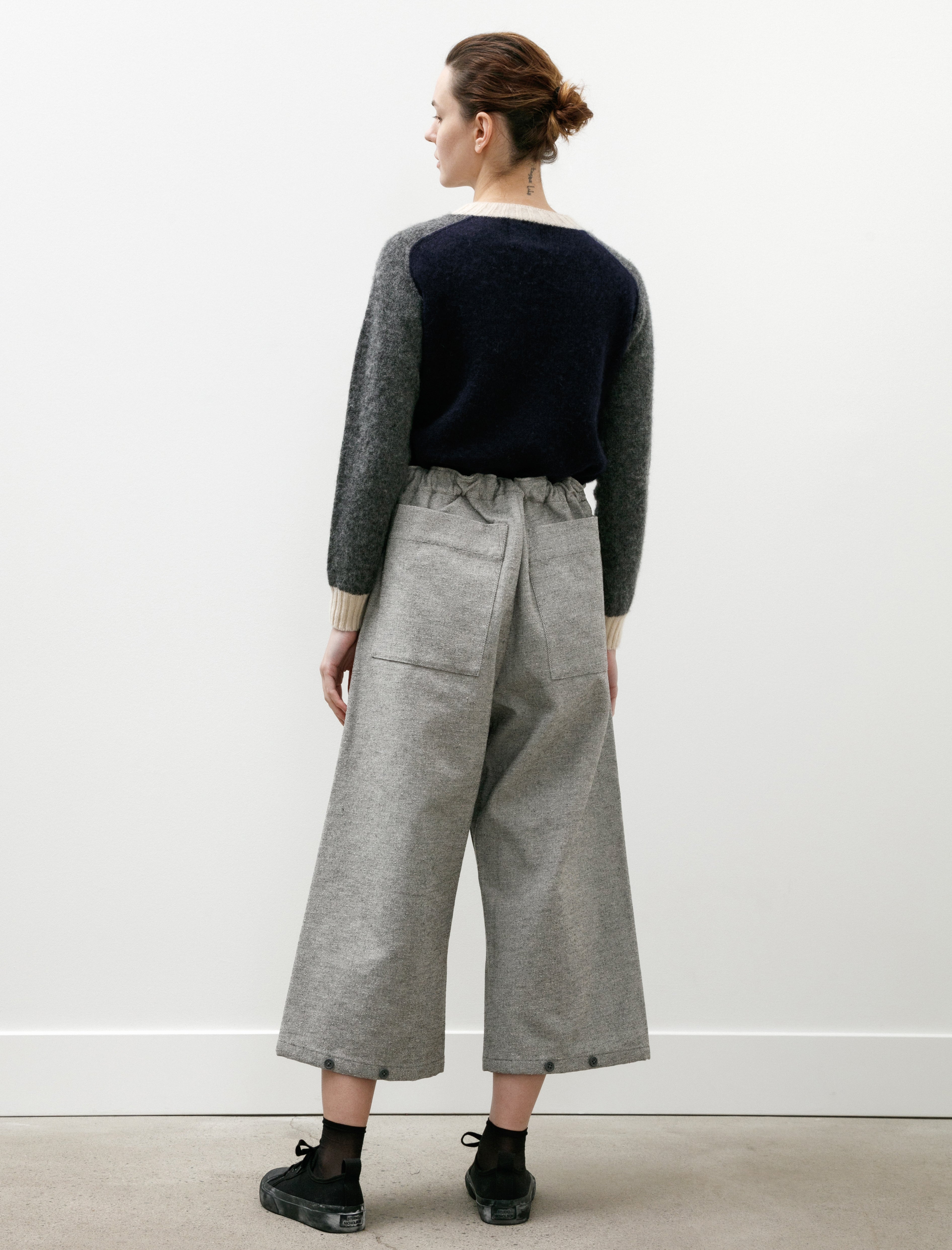 MAN-TLE W-R19 Pants-3 Bucket Pants Stone Twill