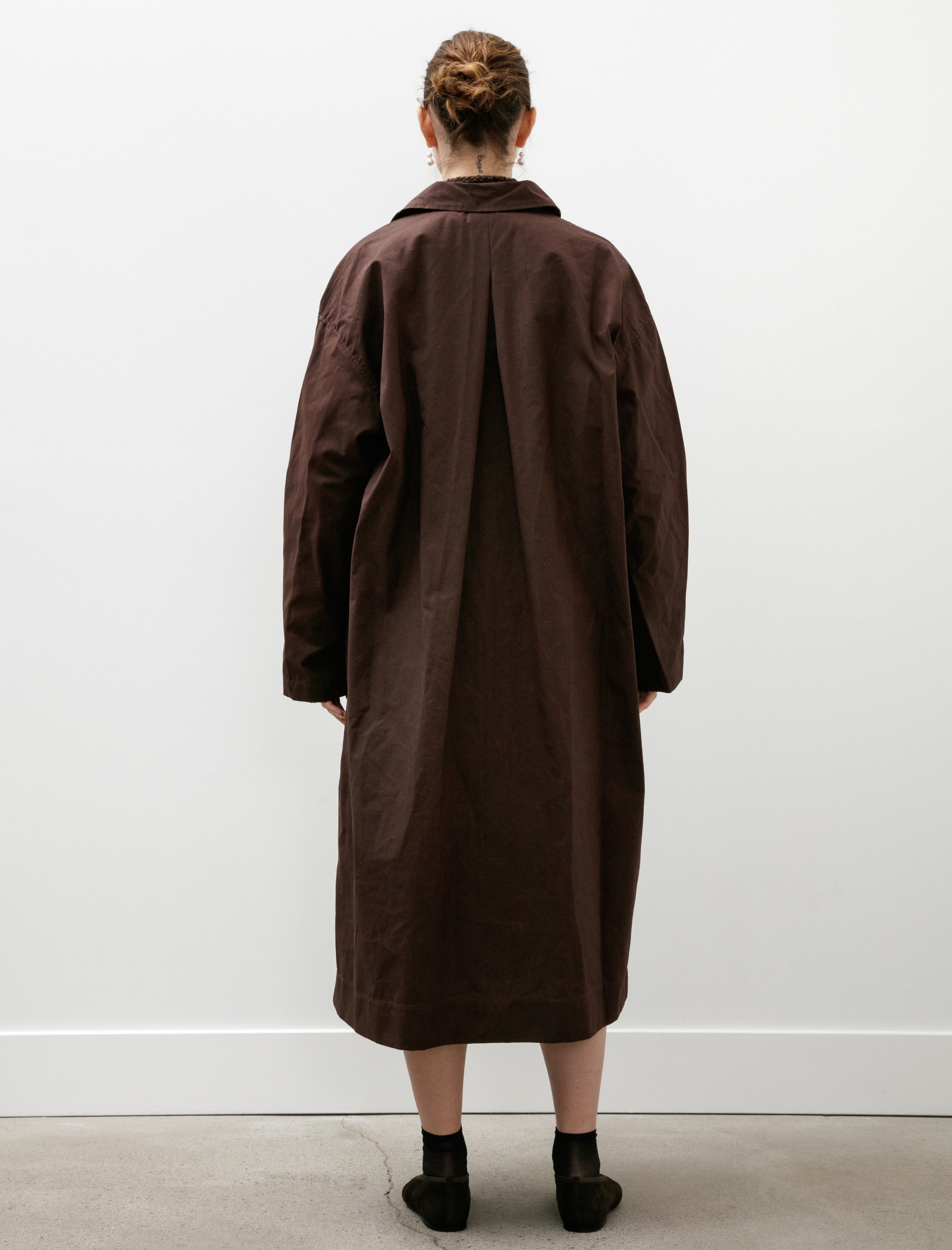 Cawley British Dry Oilskin Arlo Mac Mulberry