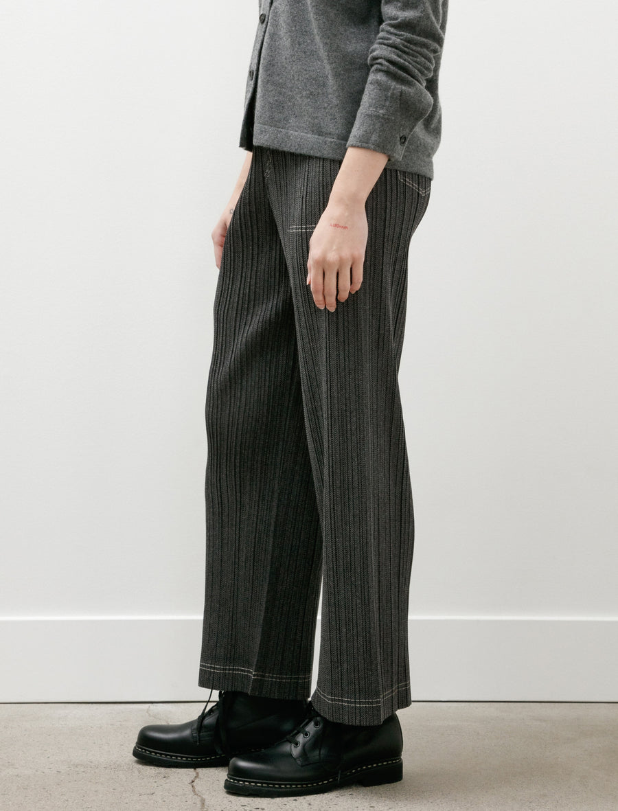 Cotton Denim Pants Black - Image 4