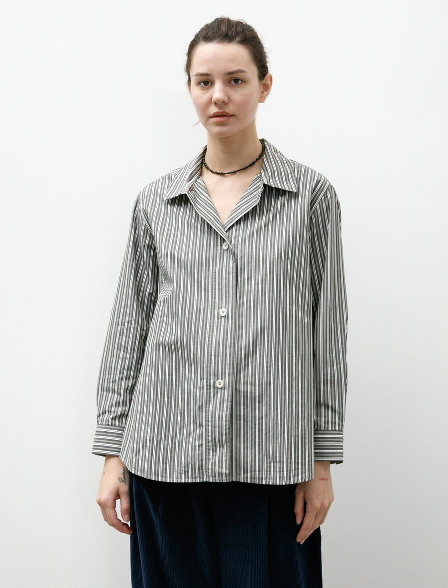 MHL Longline Shirt Two Forest/Grey/Off White - Image 1