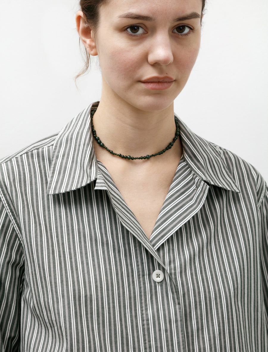 MHL Longline Shirt Two Forest/Grey/Off White - Image 2