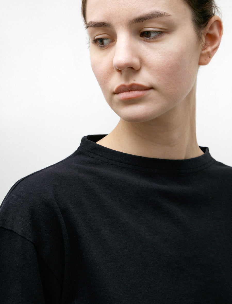 MHL Smock Neck T-Shirt Dense Cotton Jersey Ink - Image 2