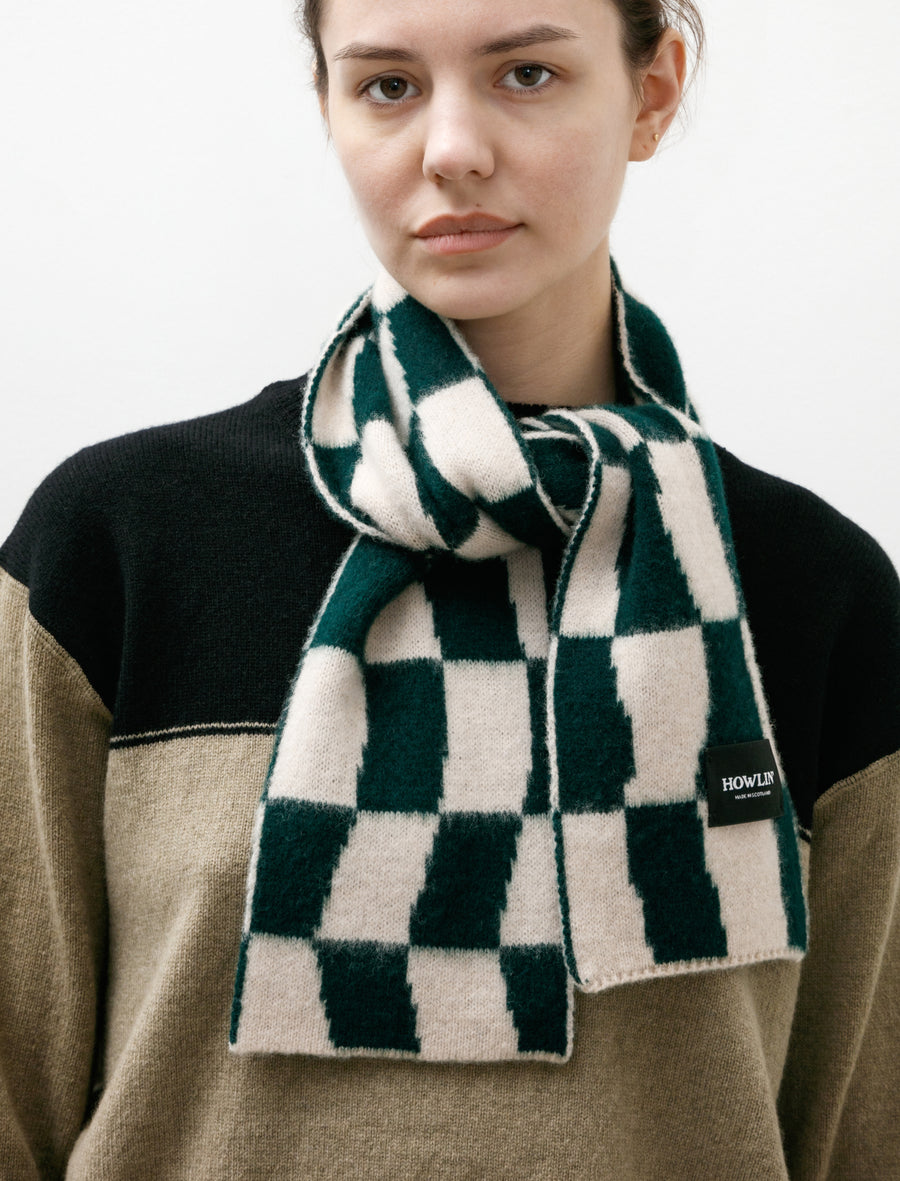 Mini Checkerboard Scarf Forest - Image 3