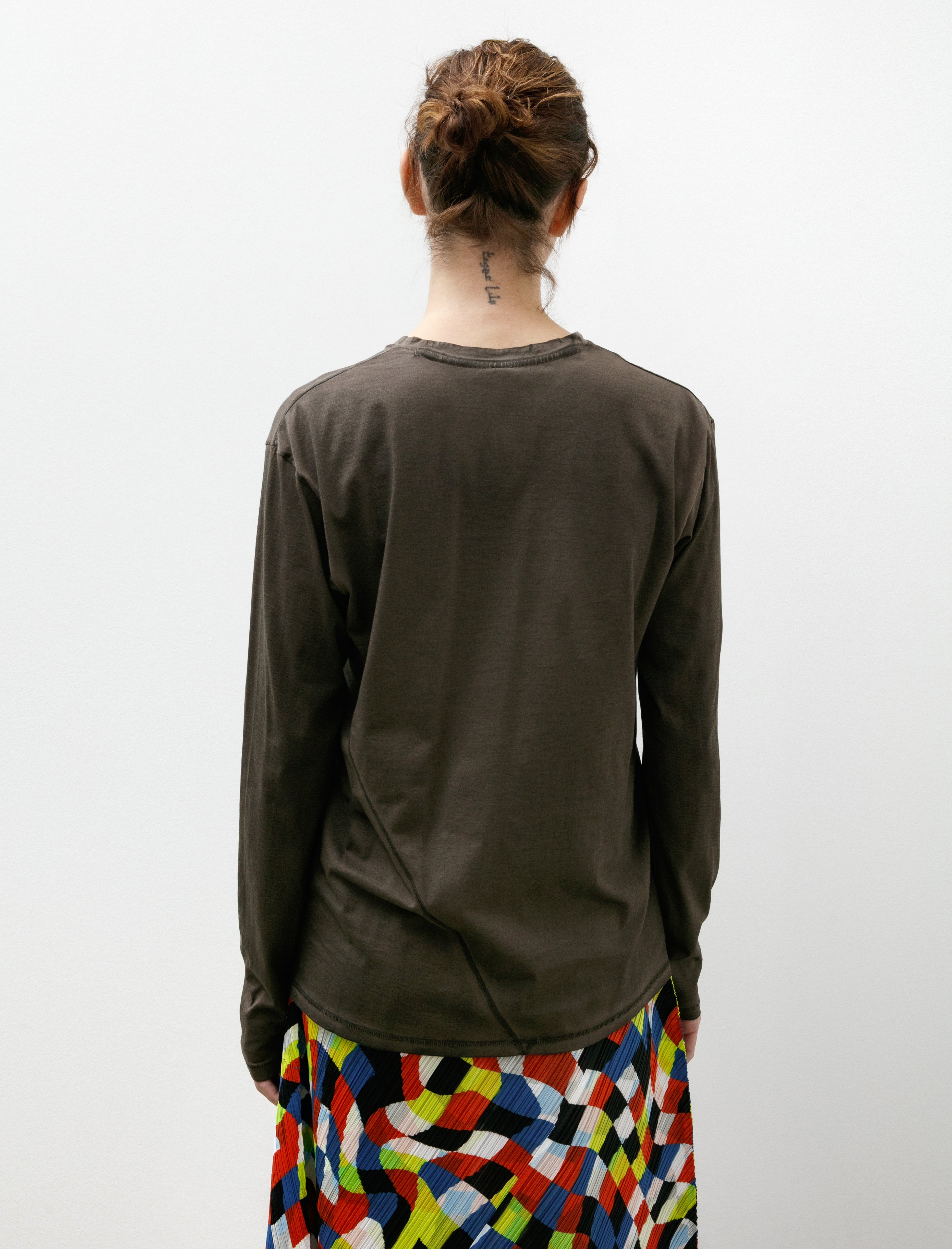 Lauren Manoogian Bias Long Sleeve Tee Painted Barnwood