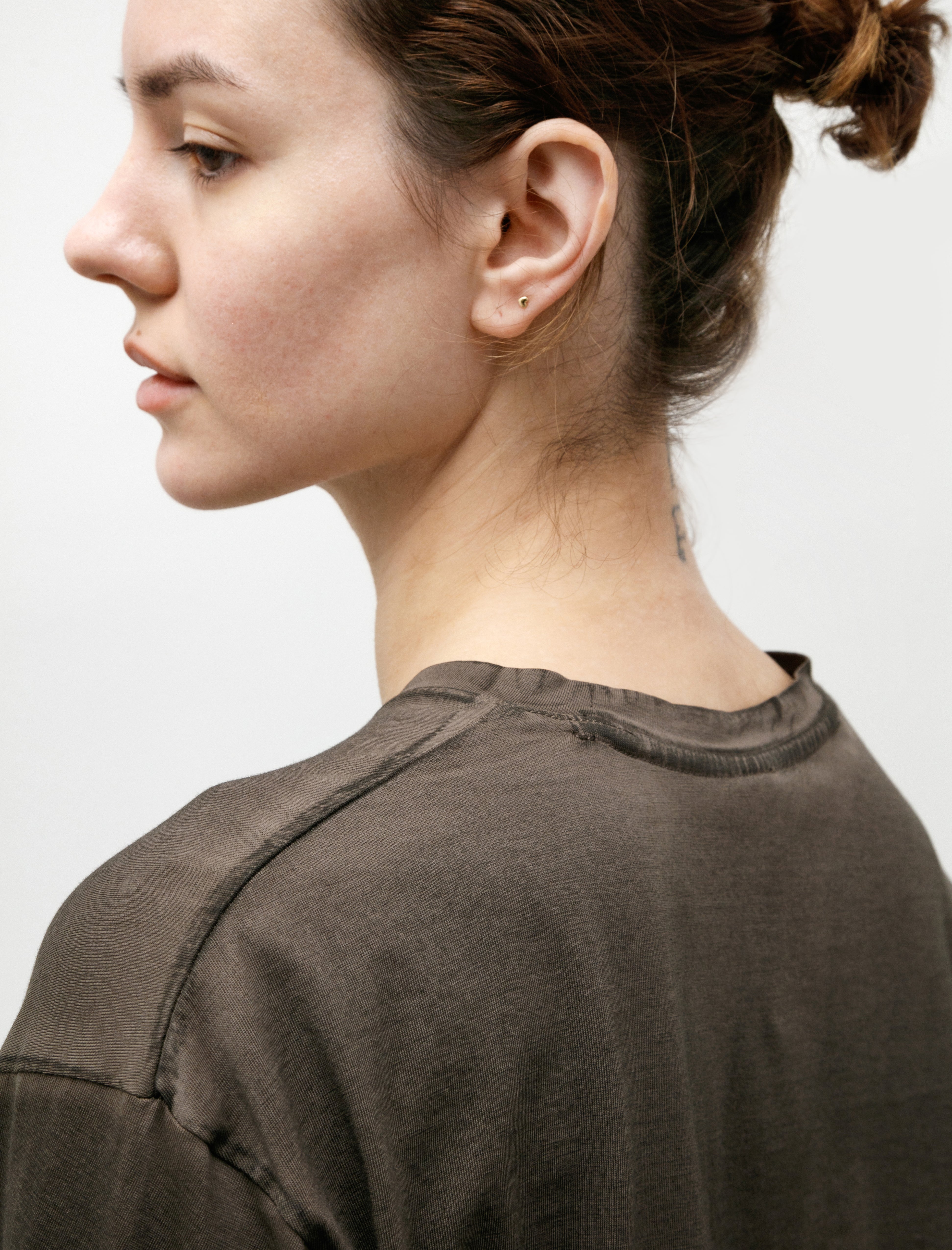 Lauren Manoogian Bias Long Sleeve Tee Painted Barnwood