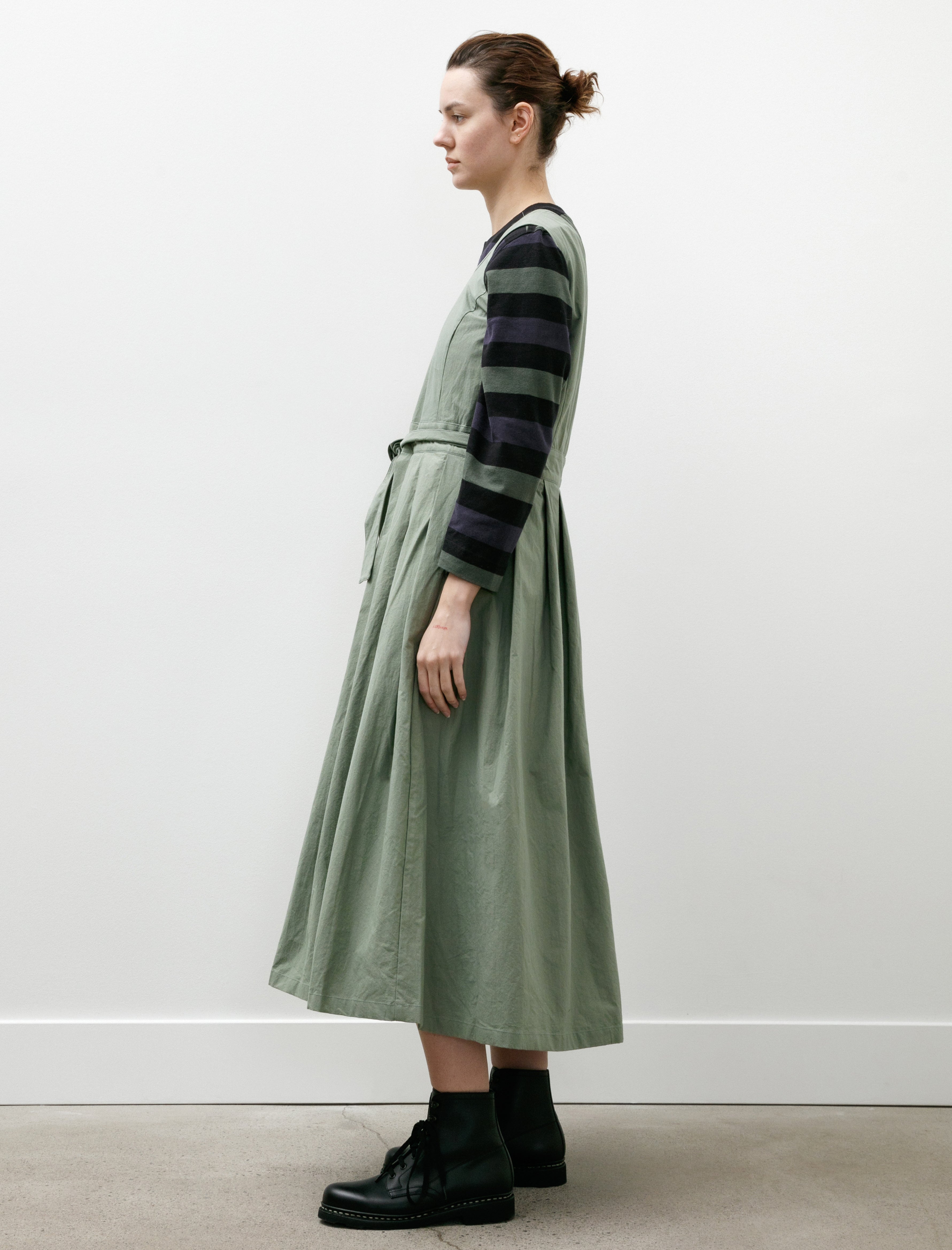 MAN-TLE W-R19 All-8 Korean Apron Dress Gum Weather