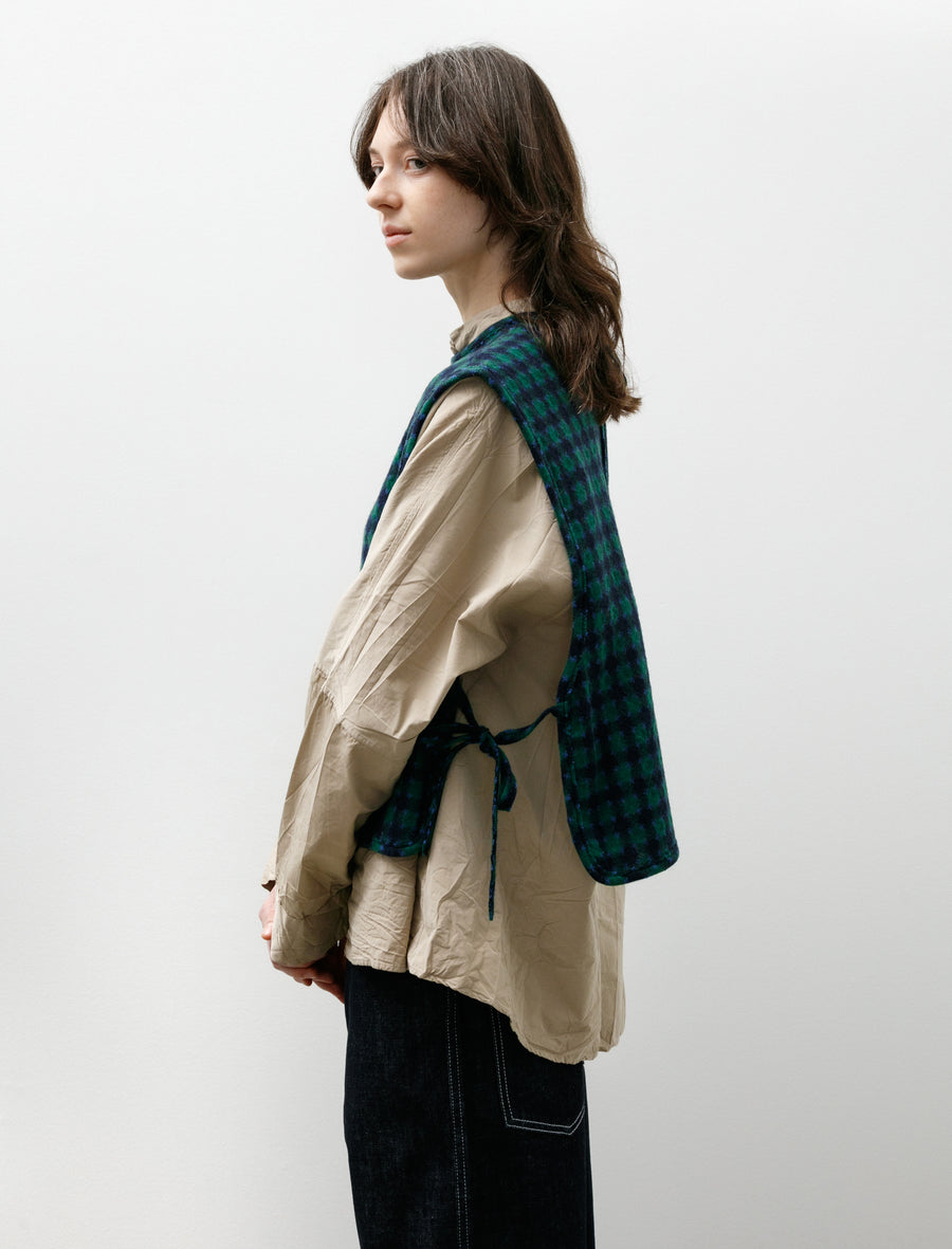 Strik Vest Navy Plaid - Image 2