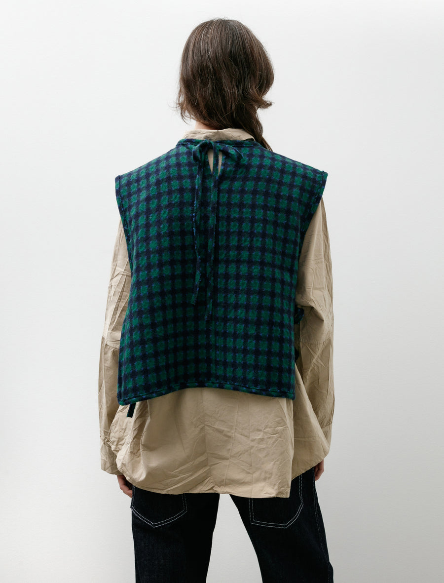 Strik Vest Navy Plaid - Image 3