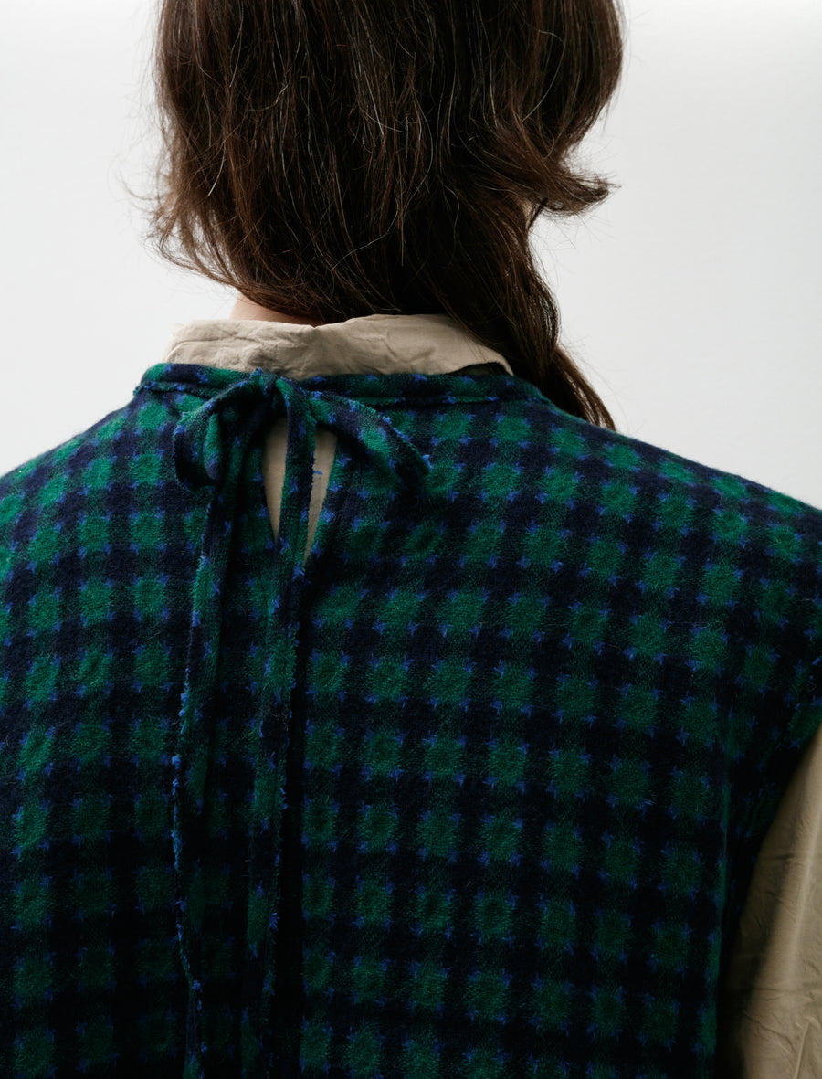 Strik Vest Navy Plaid - Image 4