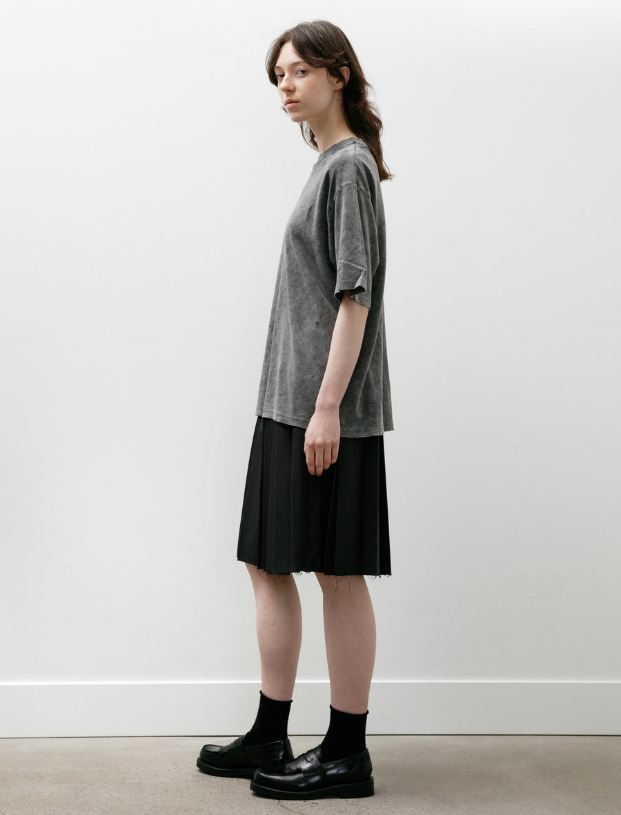 Pleat Skirt Dark Grey - Image 3