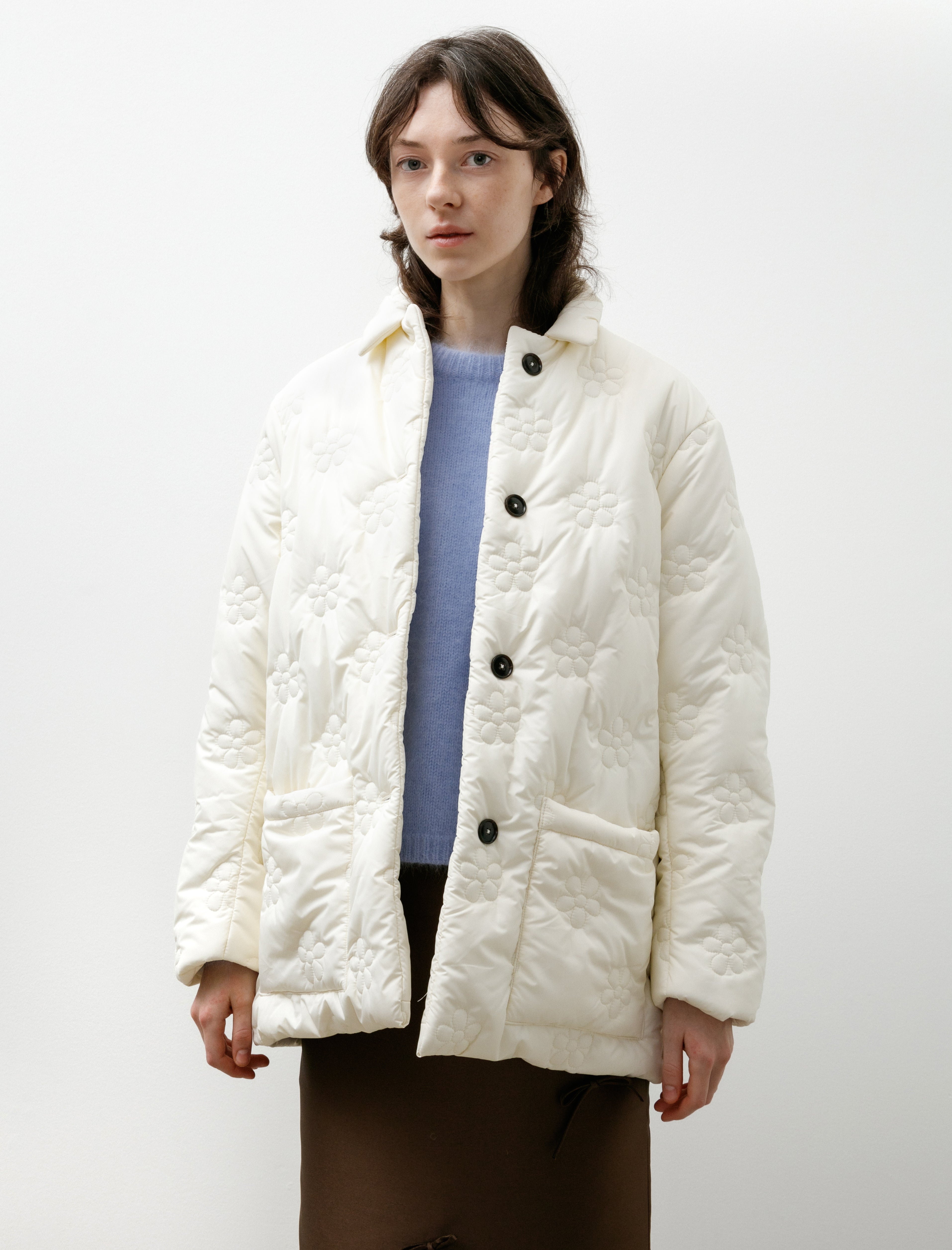 Eleph Small Puff Coat Off White
