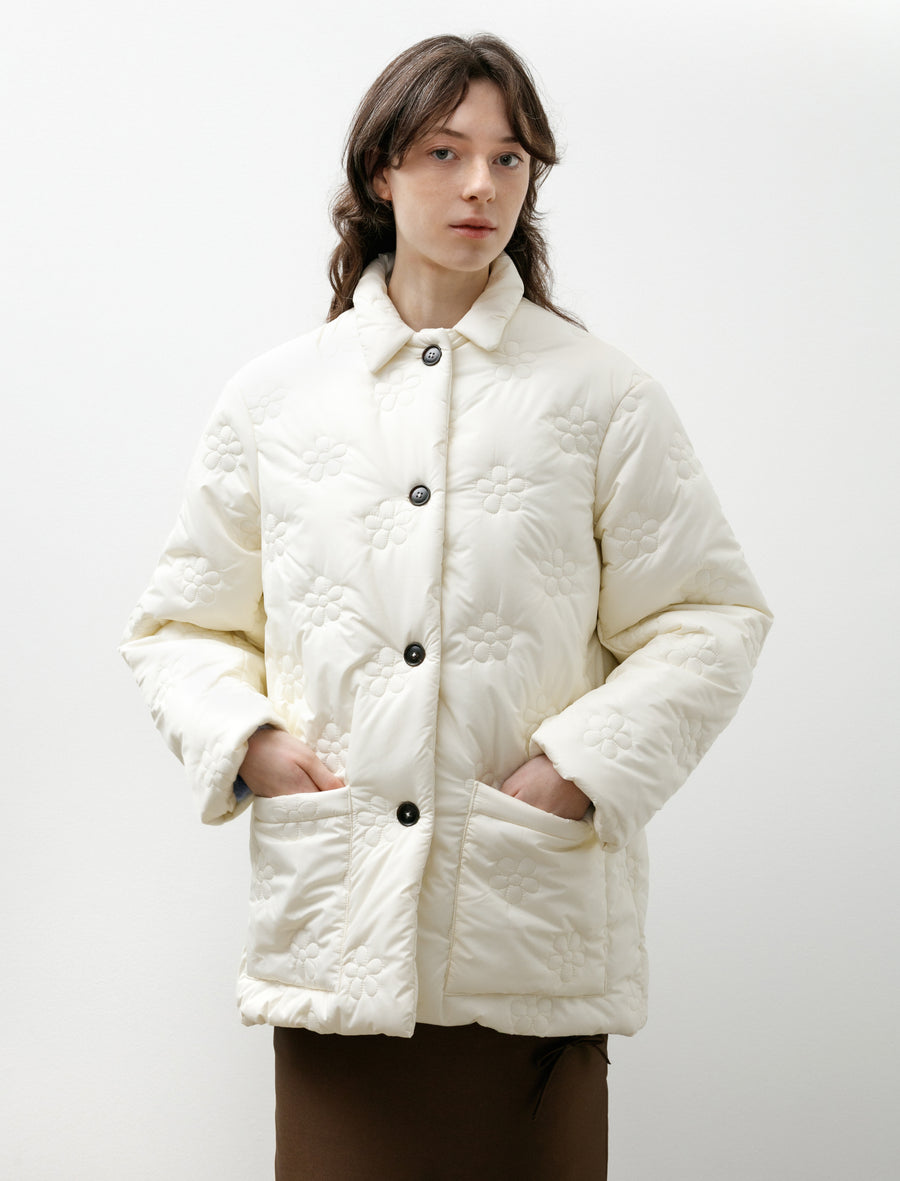 Small Puff Coat Off White - Image 3