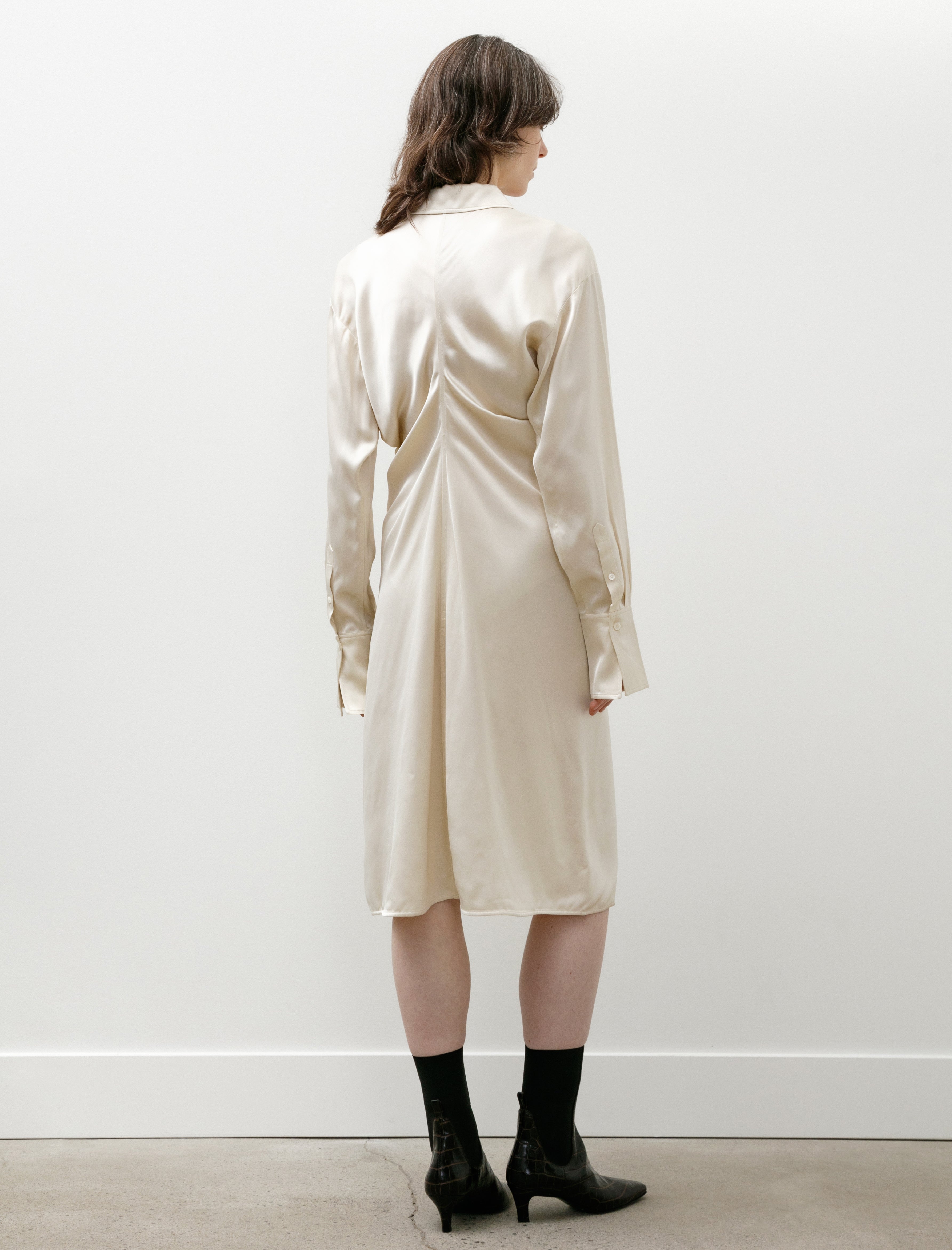 Totême Slouch Shirtdress Snow