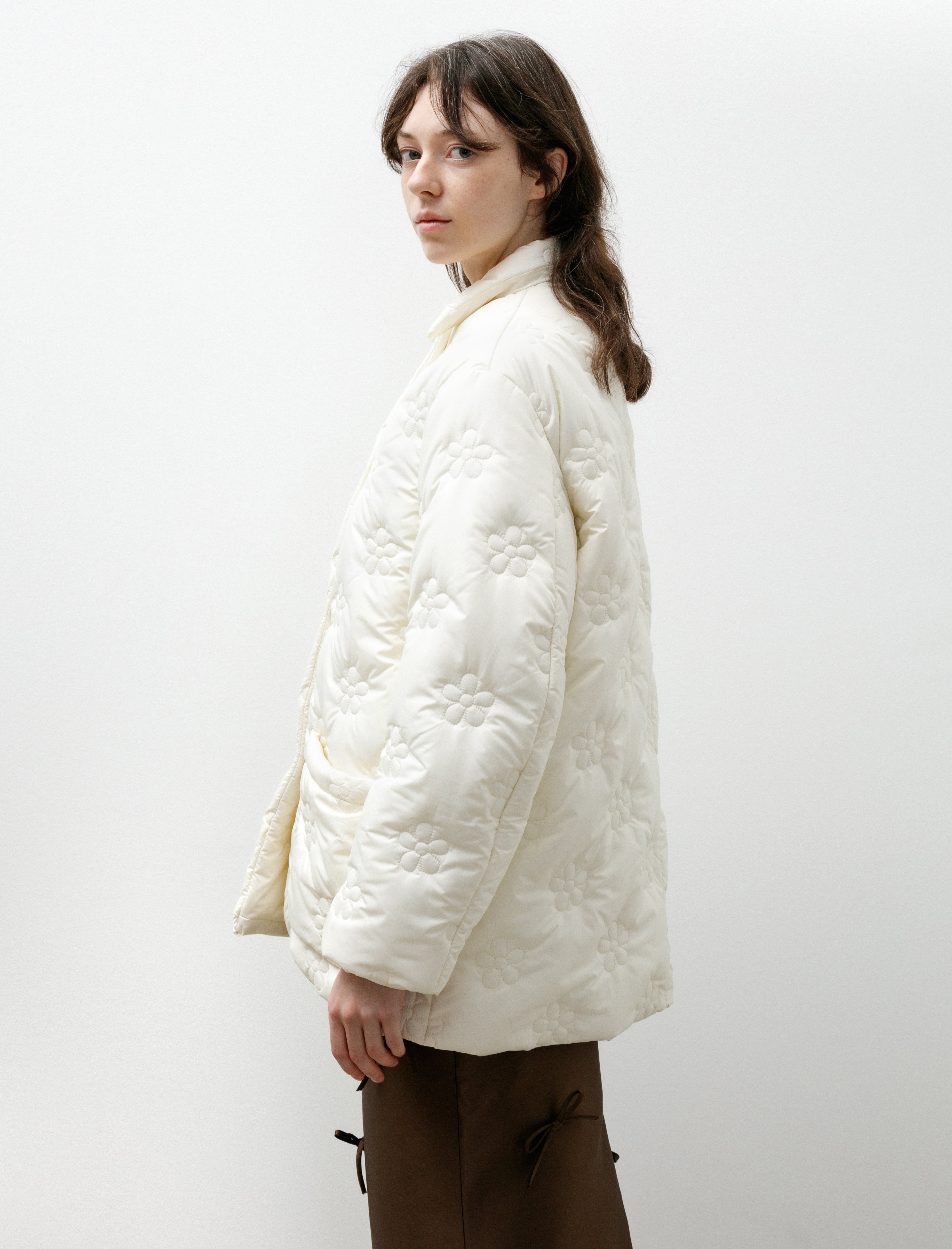 Eleph Small Puff Coat Off White