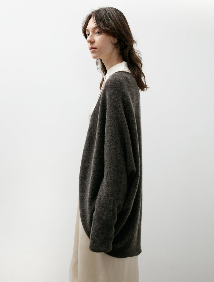 Soft Horizontal Cardigan Blackened - Image 2