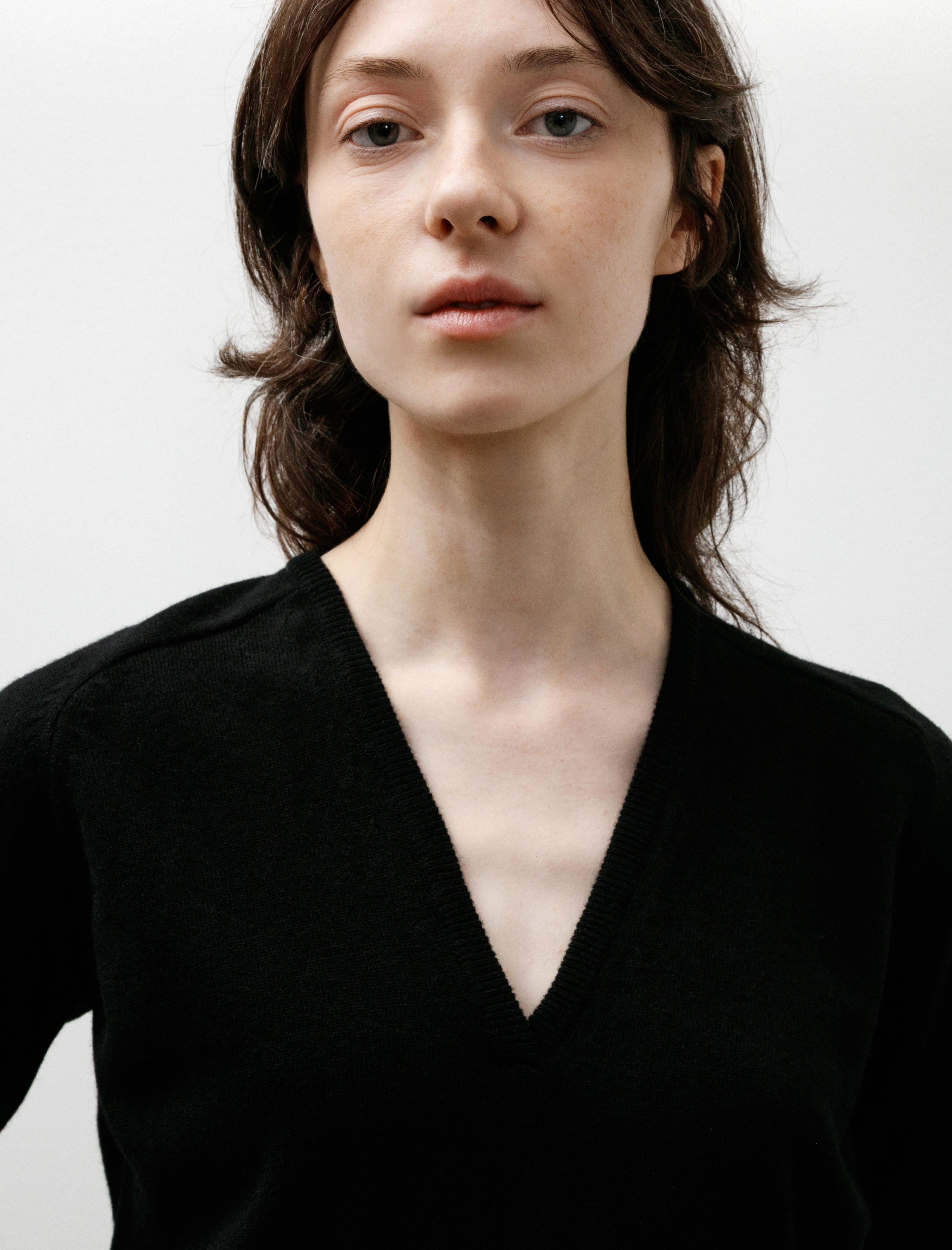 Our Legacy Sharp V-Neck Black Cherub Wool