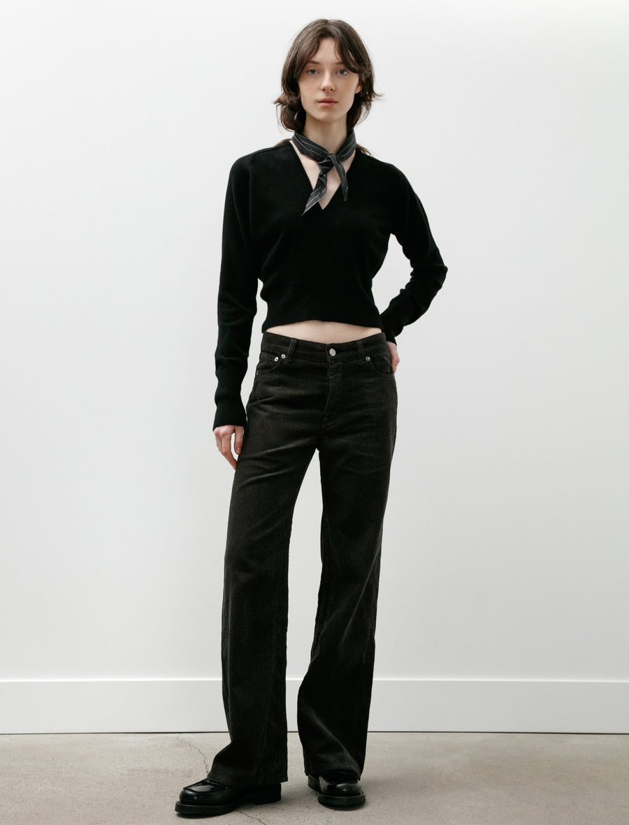 Treble Cut Dark Brown Twill Cord - Image 1