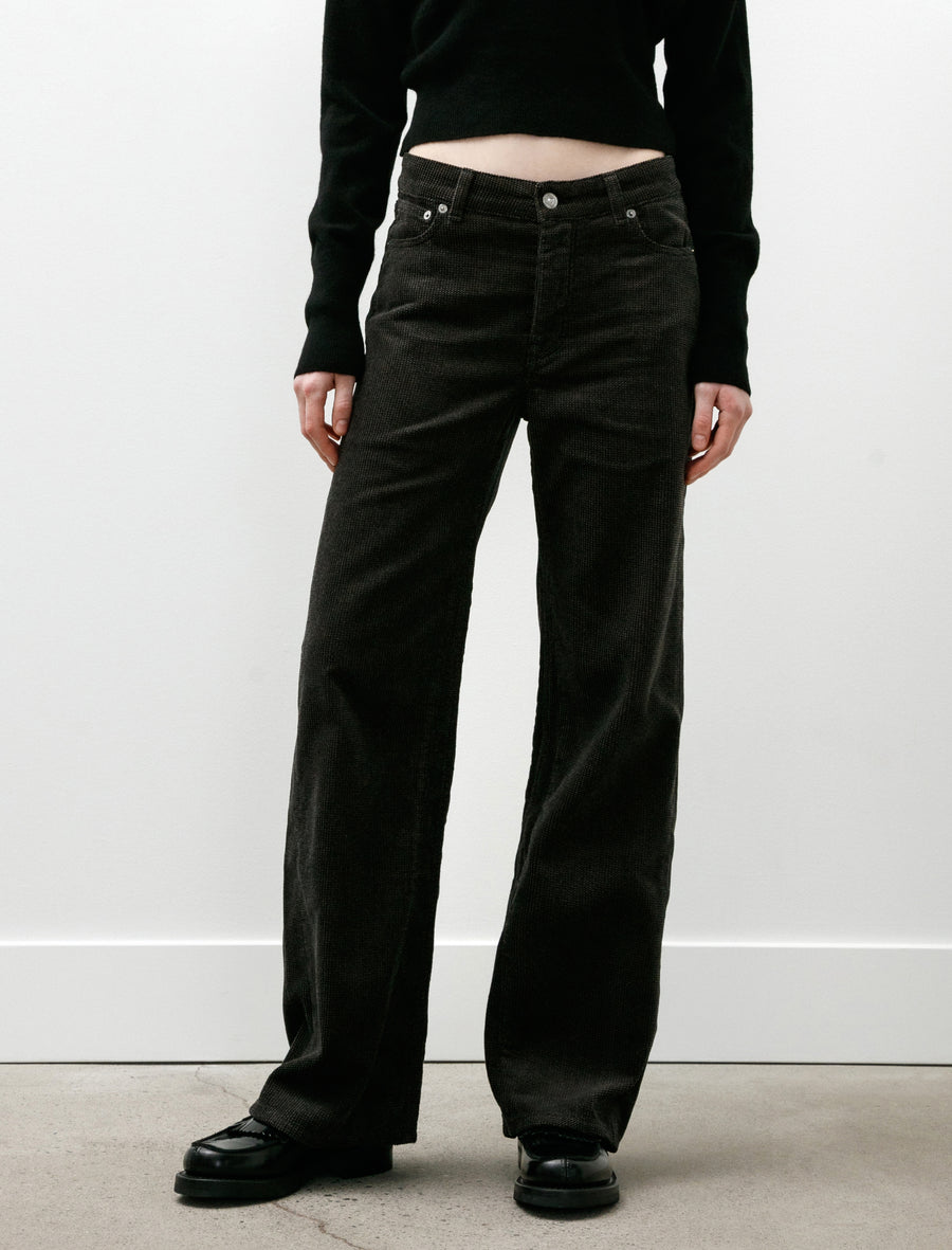 Treble Cut Dark Brown Twill Cord - Image 2