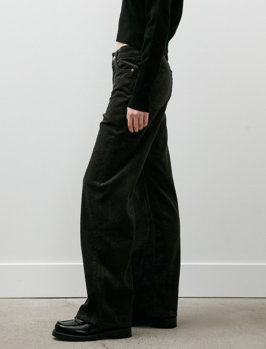 Treble Cut Dark Brown Twill Cord - Image 4