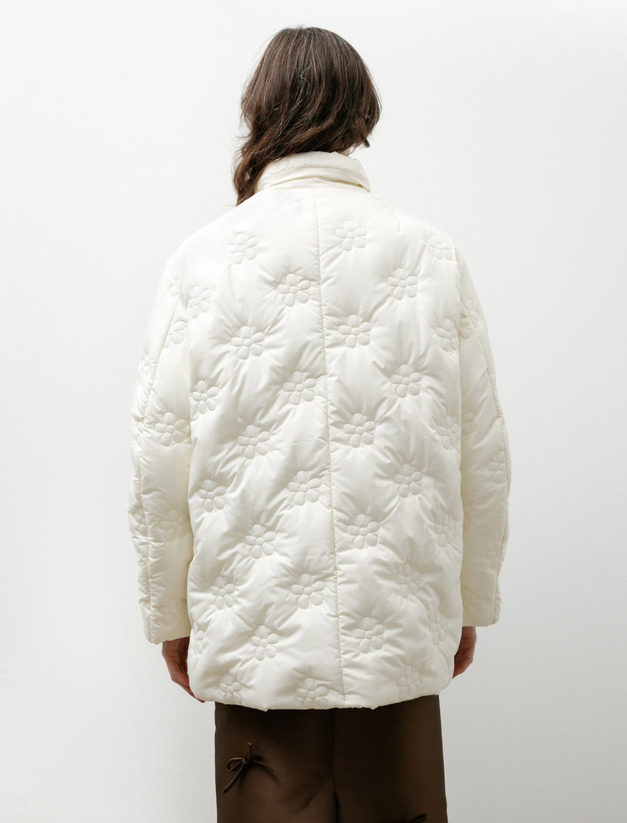Small Puff Coat Off White - Image 6
