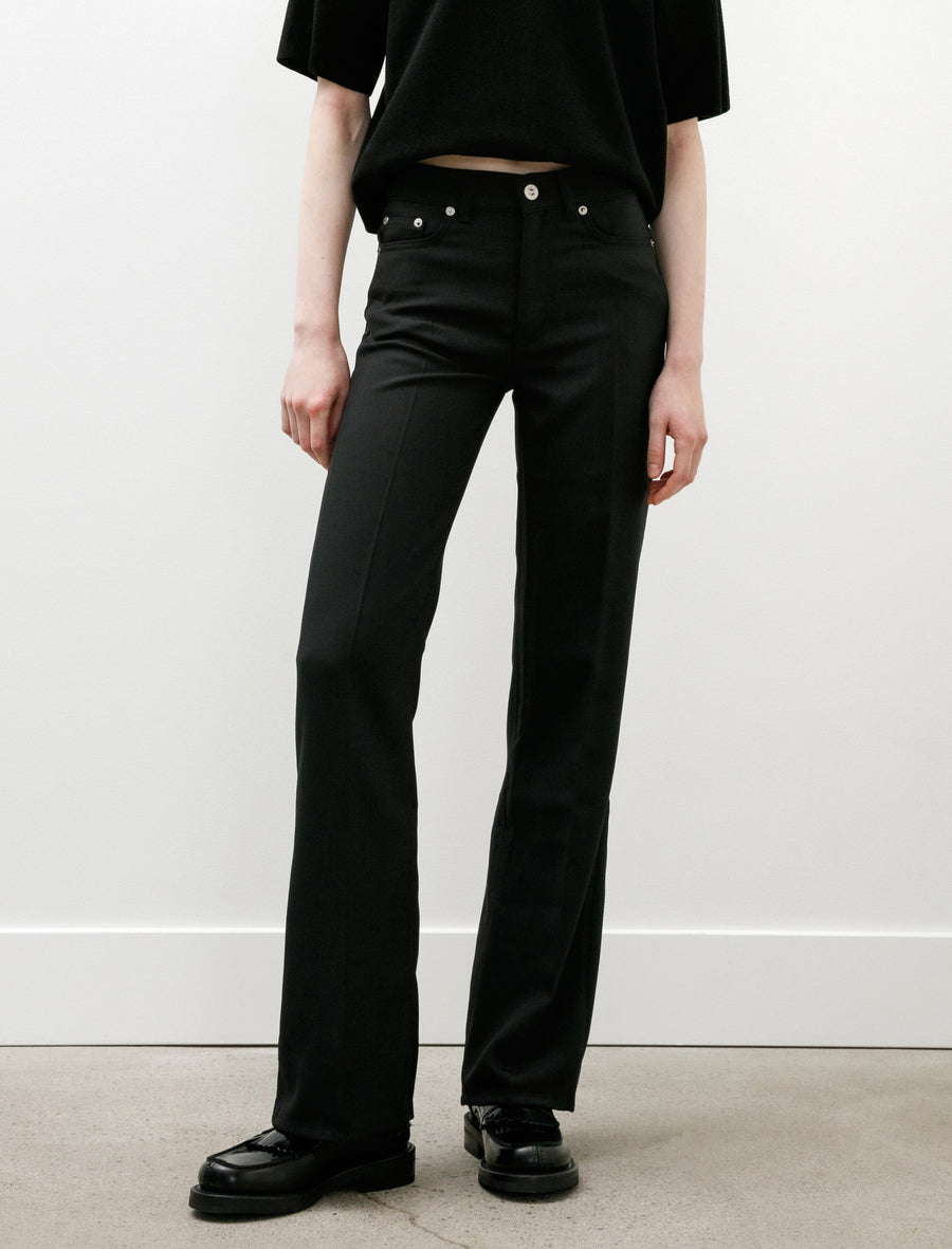 Boot Cut Black Permanent Crease - Image 2