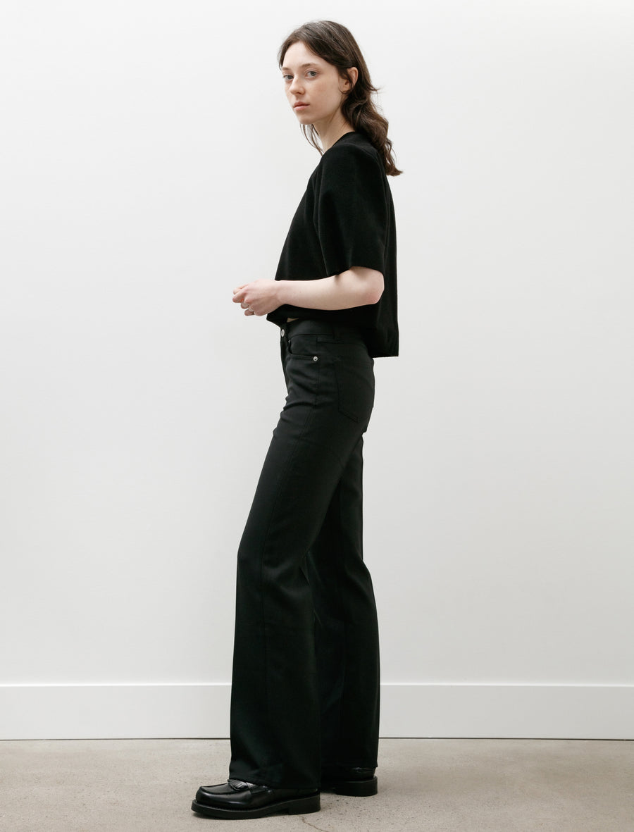 Boot Cut Black Permanent Crease - Image 3