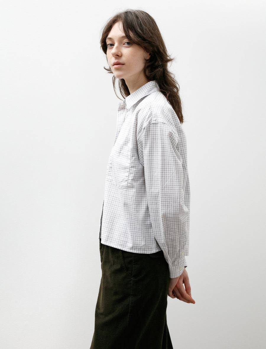 New Format Shirt White Vintage Check - Image 3