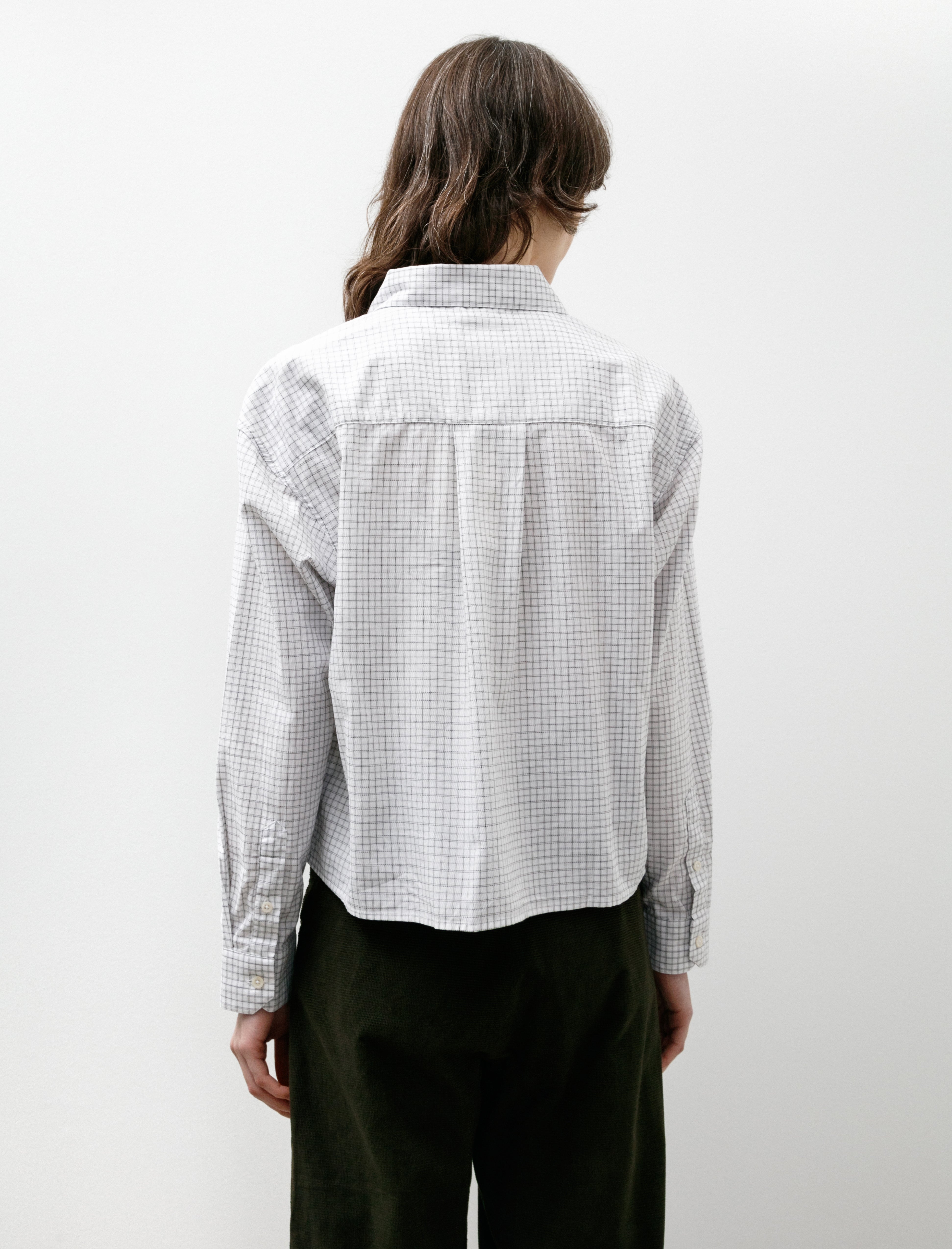 mfpen New Format Shirt White Vintage Check