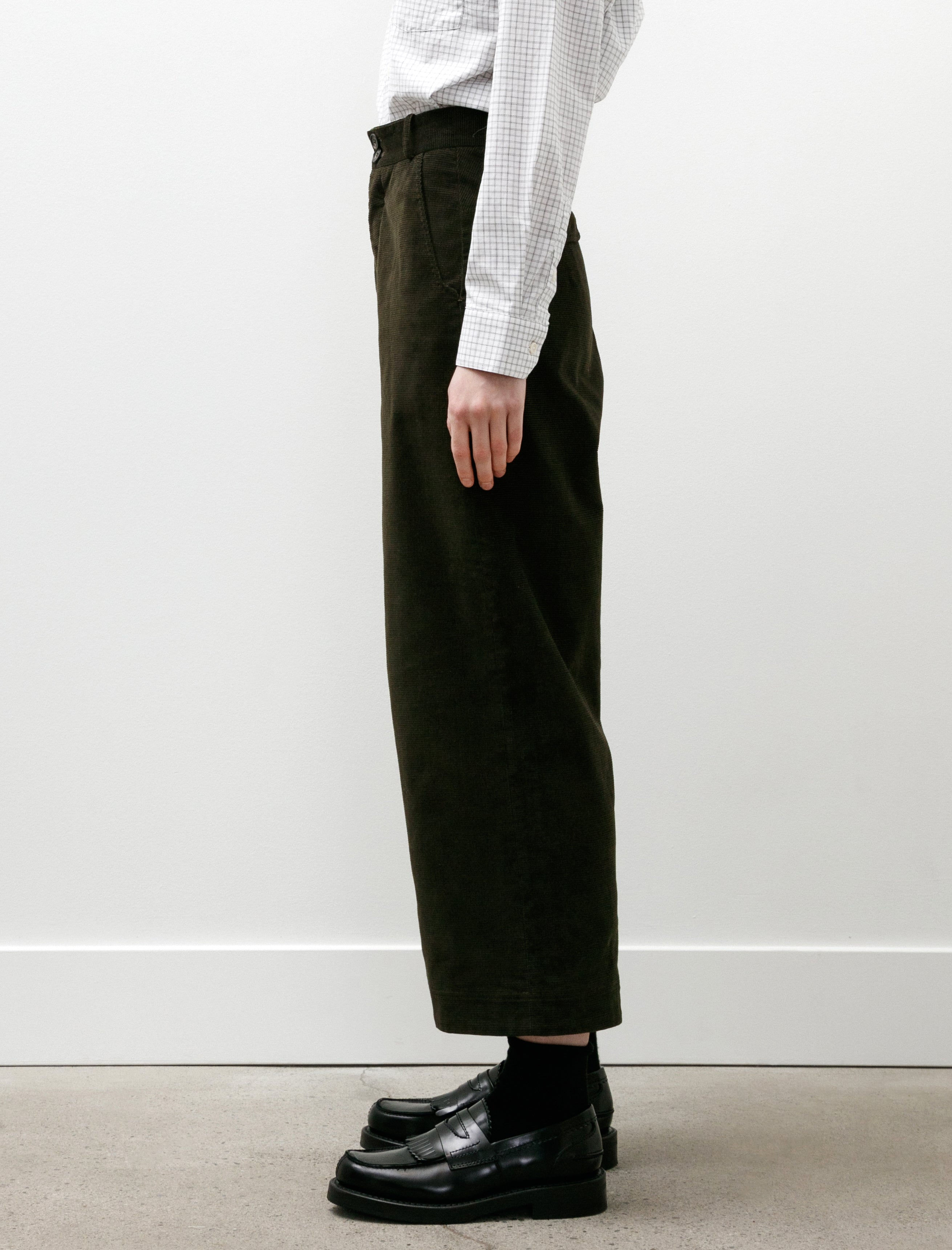 Seventyfive Rambling Trouser Dark Olive