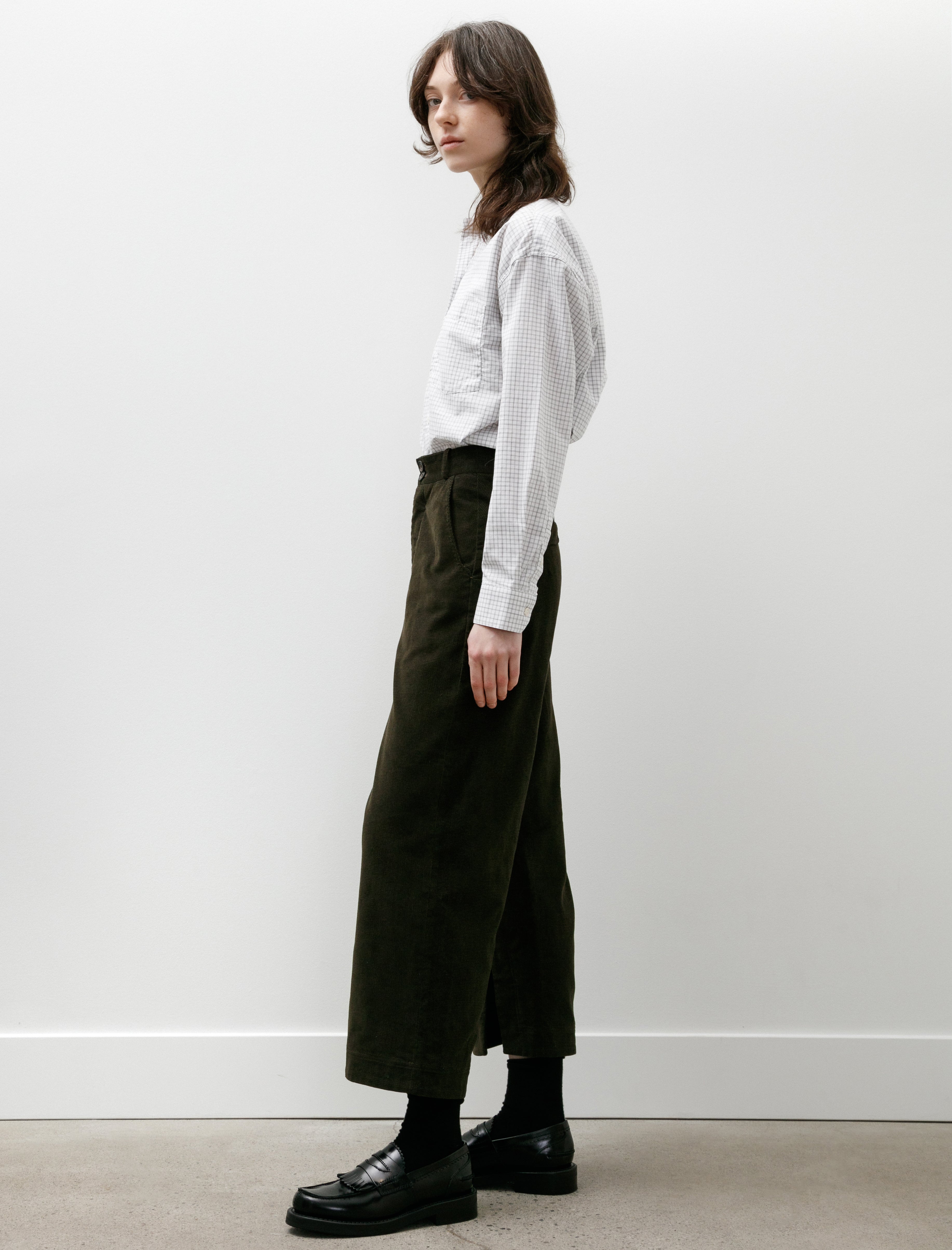 Seventyfive Rambling Trouser Dark Olive