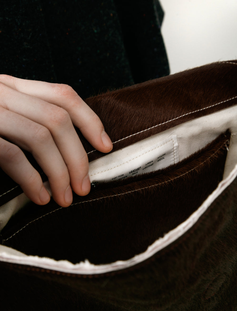 Saddle Bag Brown Leather - Image 3