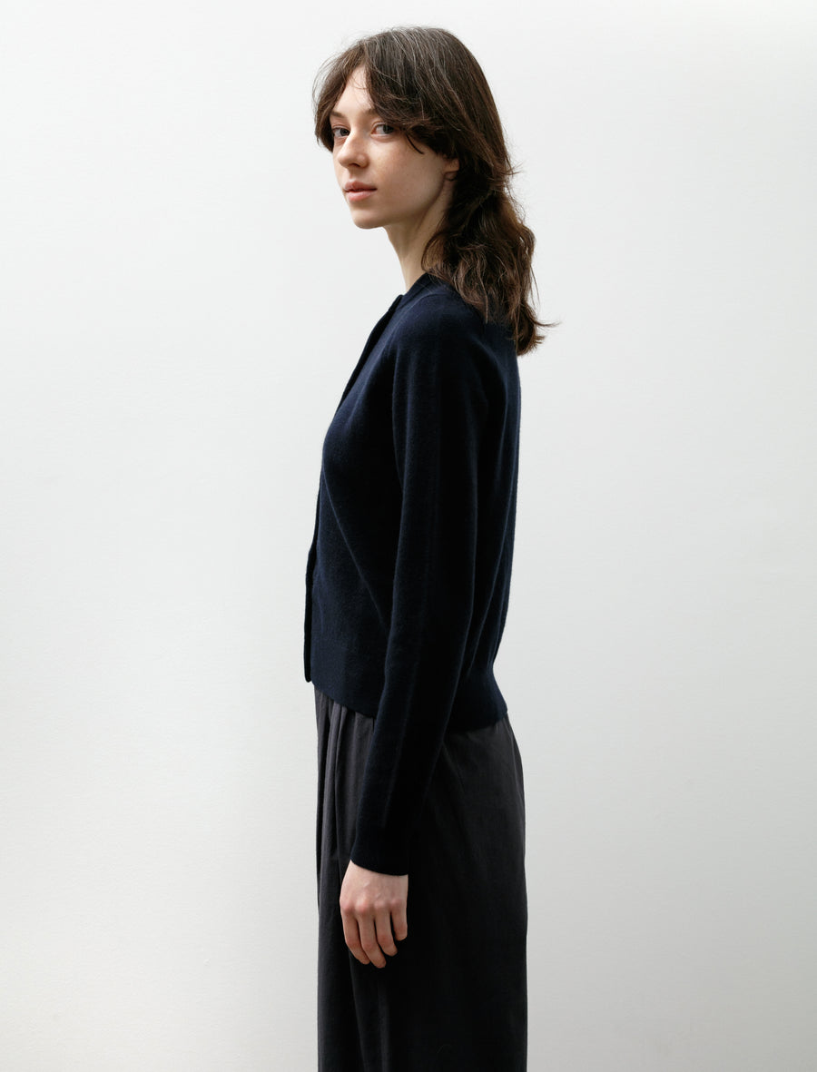 Sandy Cashmere Cardigan Navy - Image 3