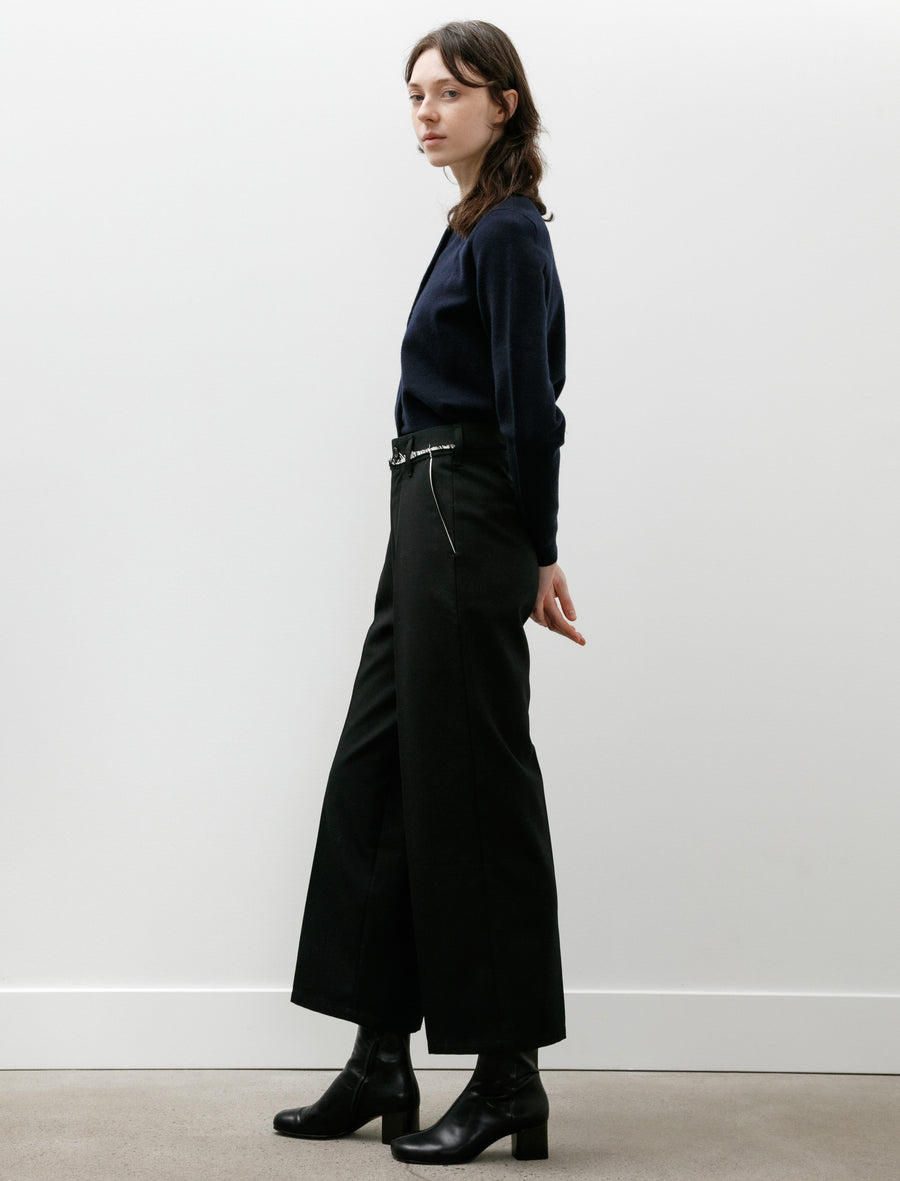 Straight Slack Poly Wool Twill Black - Image 3