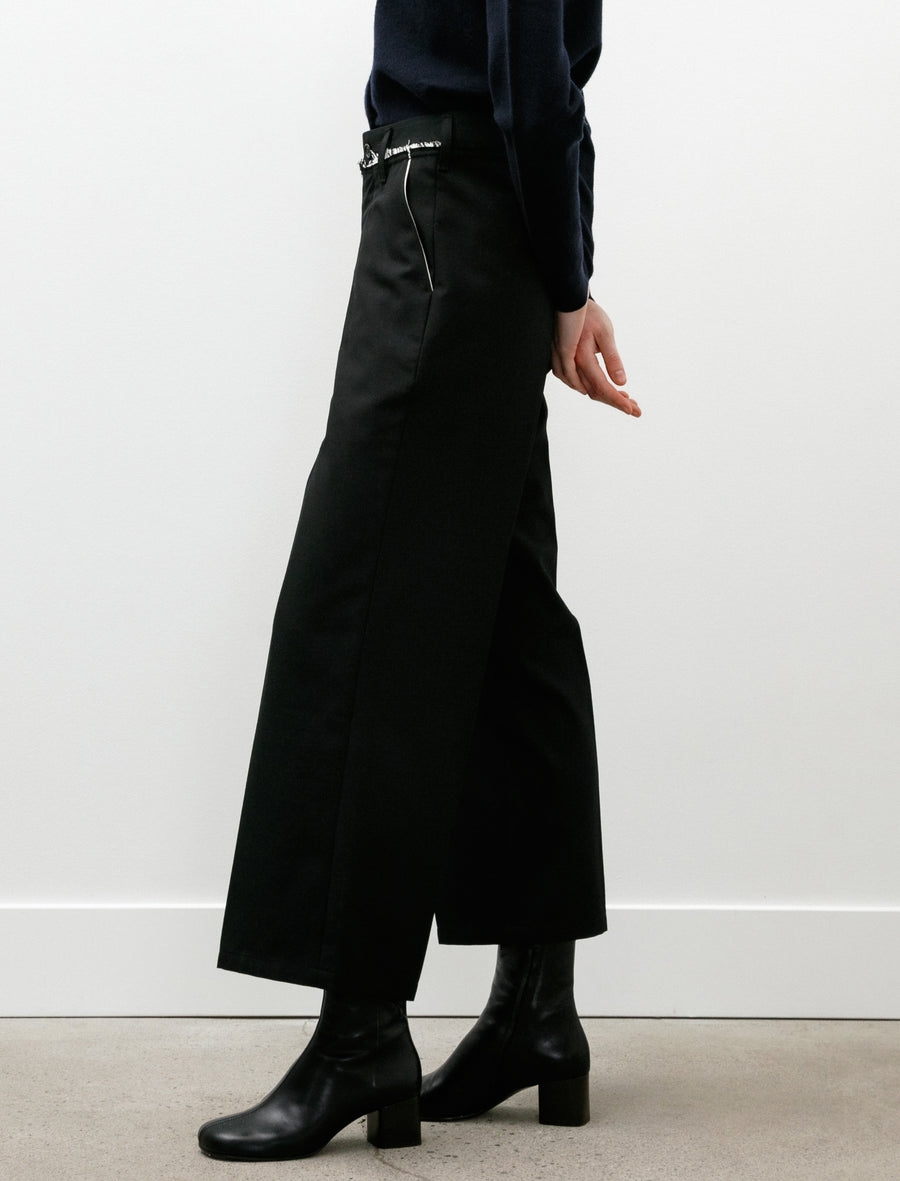 Straight Slack Poly Wool Twill Black - Image 4