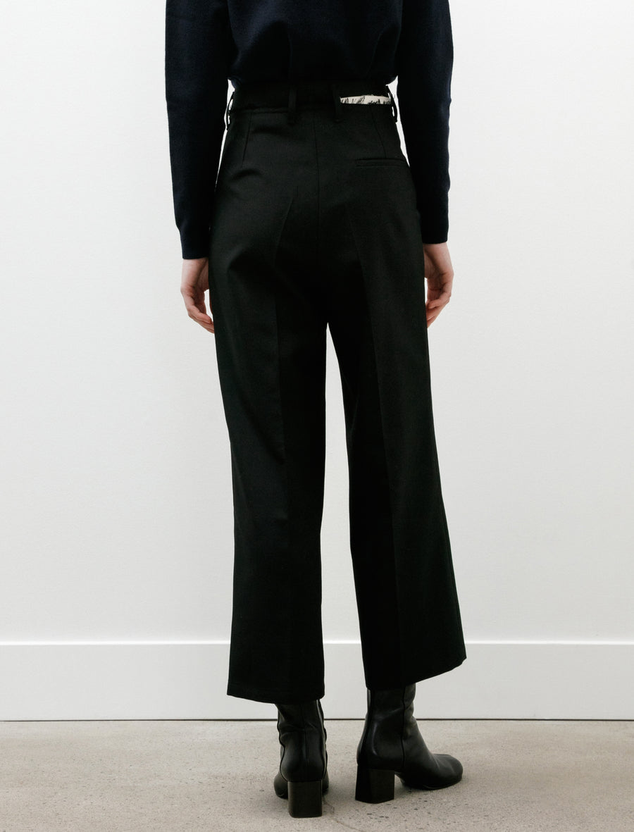 Straight Slack Poly Wool Twill Black - Image 6