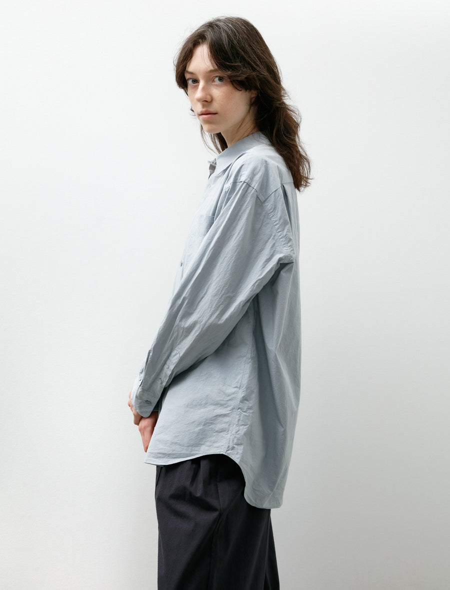Regular Collar Shirt Sky Blue - Image 3