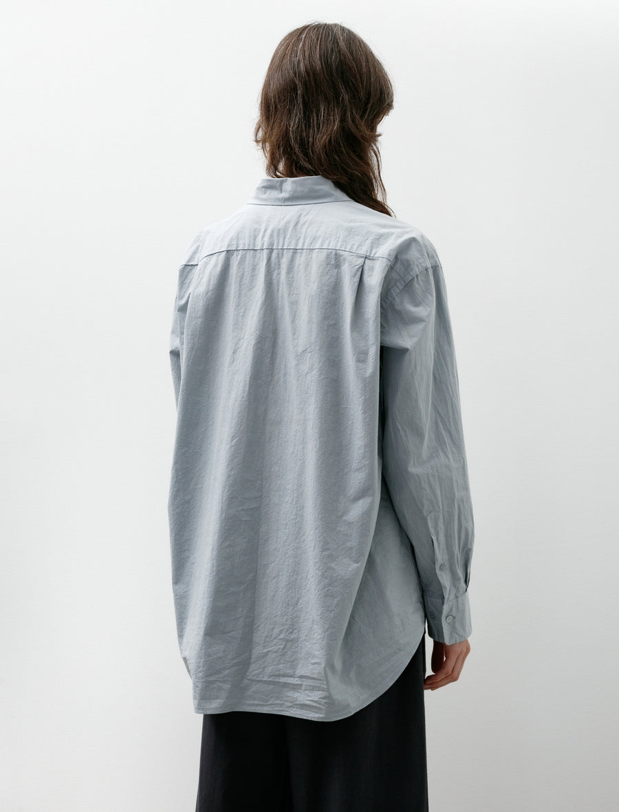 Regular Collar Shirt Sky Blue - Image 4