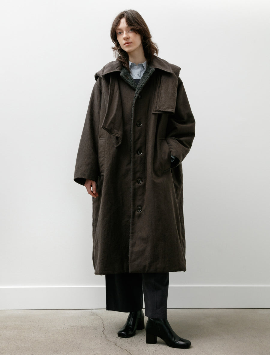 Detachable Hoodie Coat Grey - Image 3