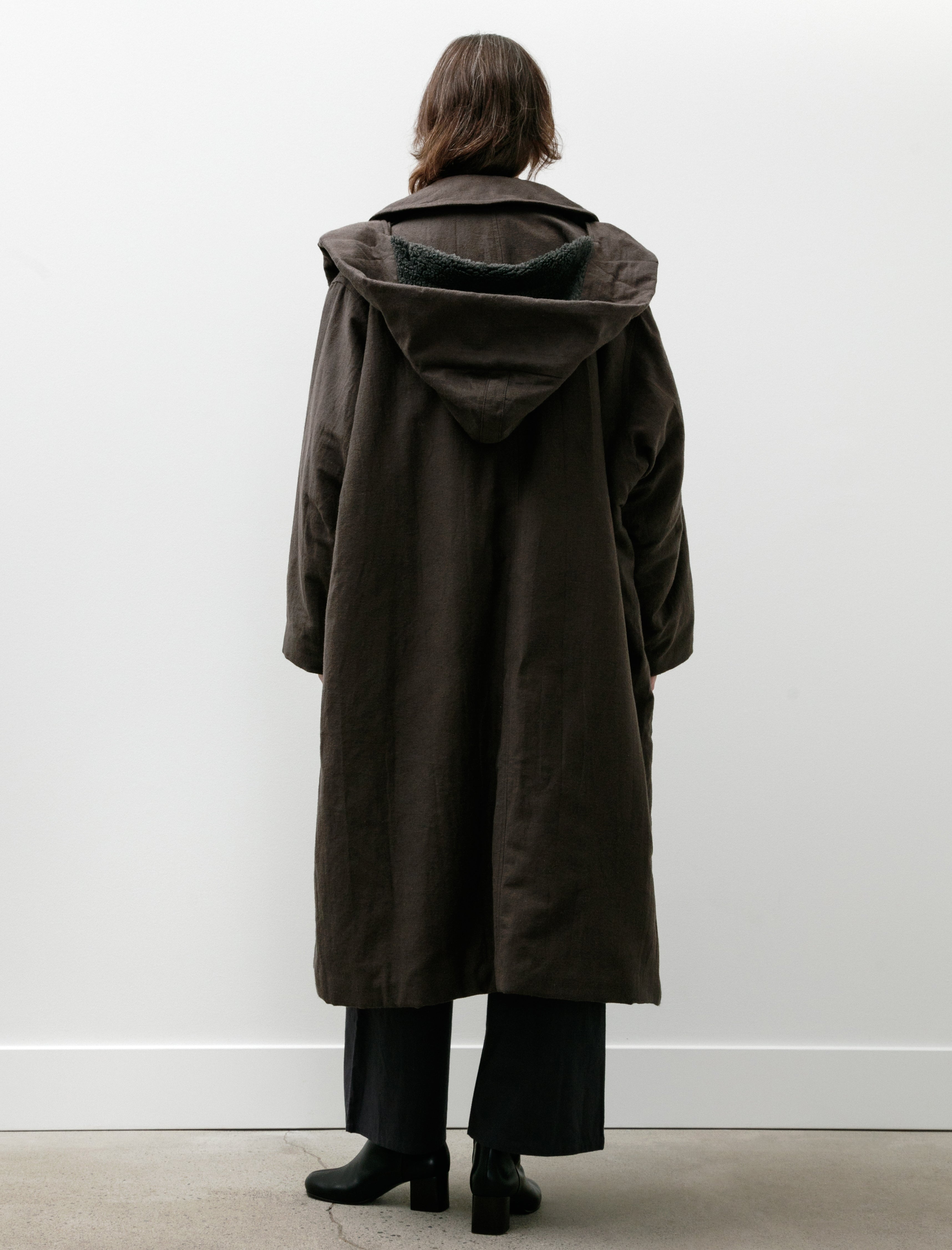 Y's by Yohji Yamamoto Detachable Hoodie Coat Grey