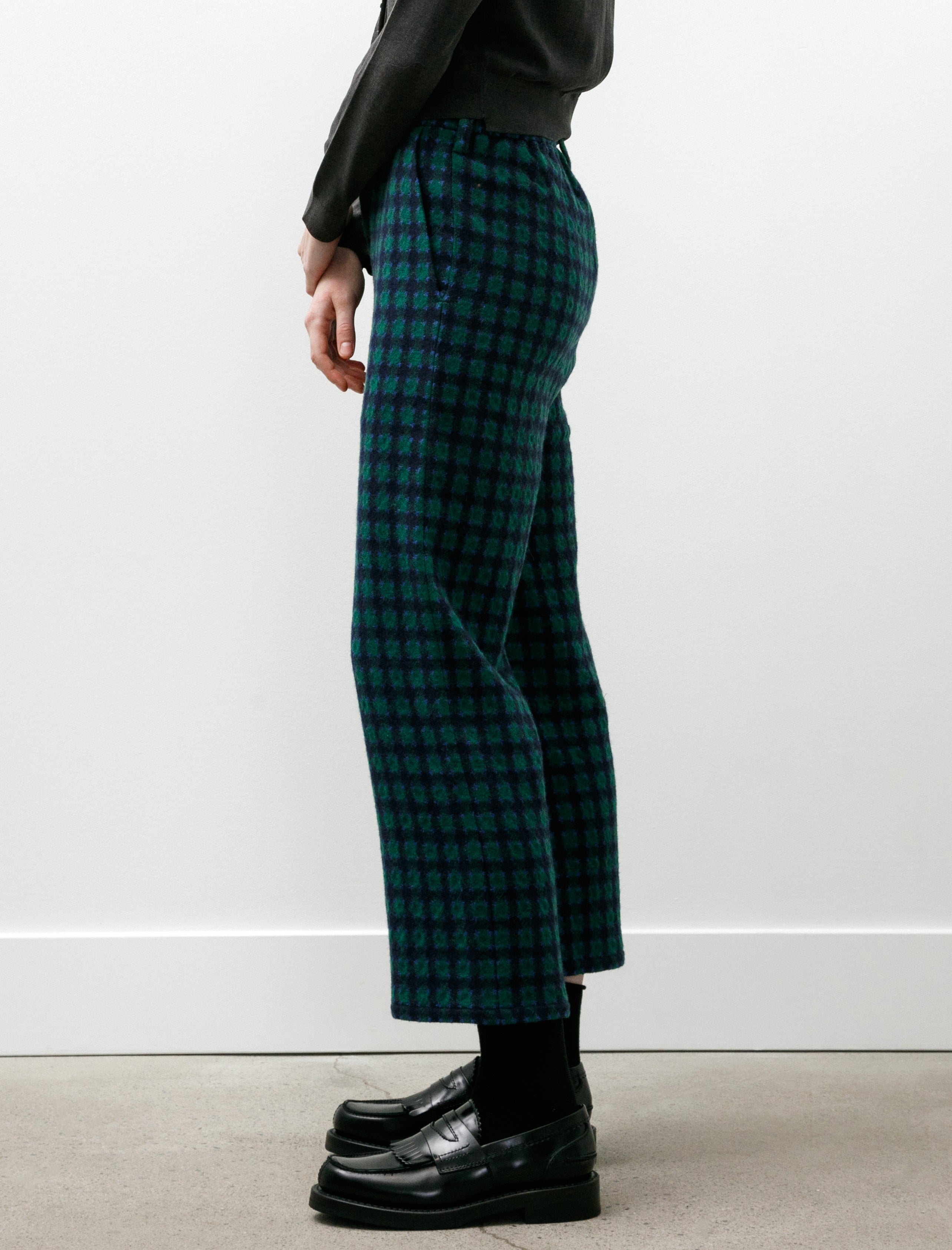 Eleph Opa Trouser Navy Check