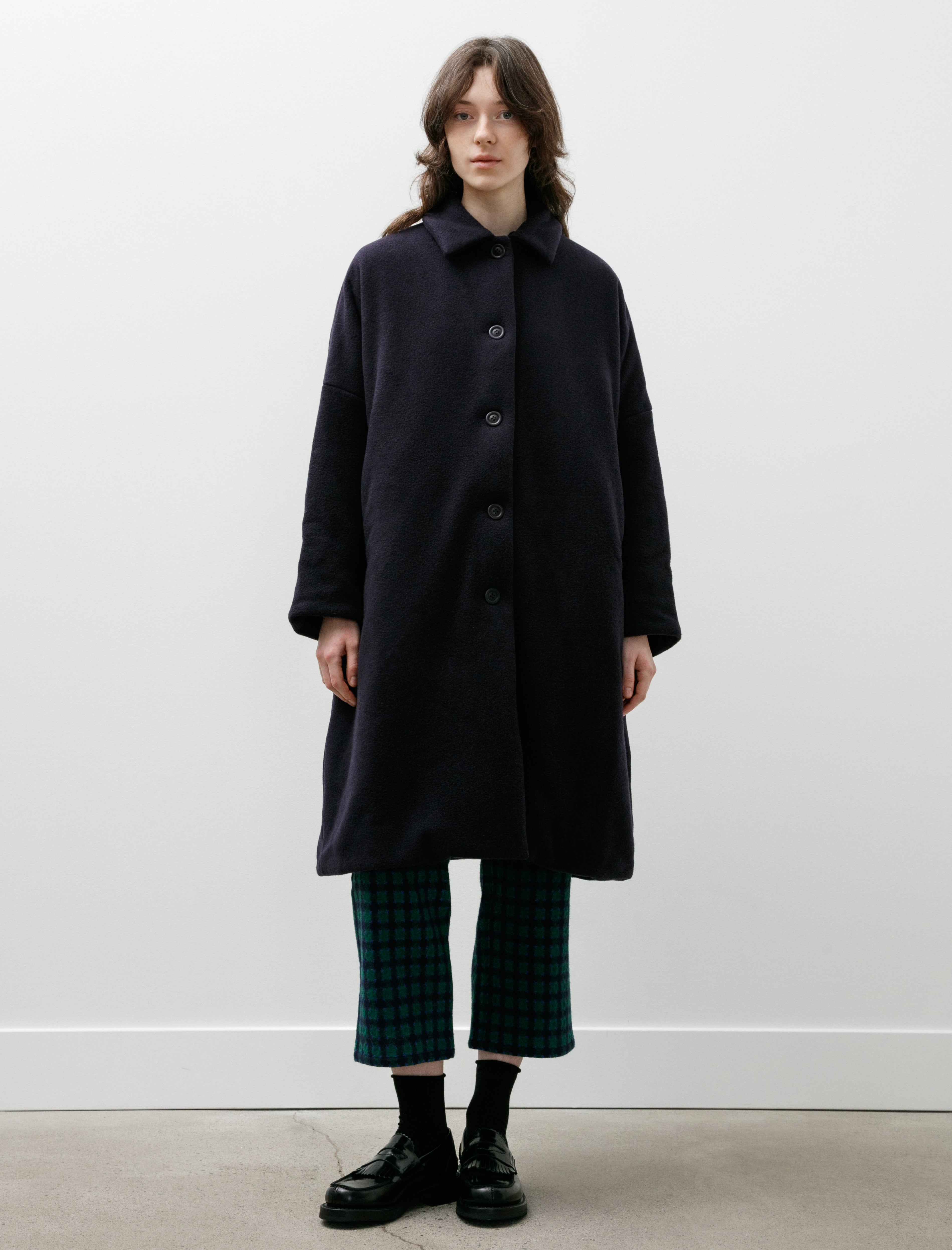 Casey Casey Big Blobby Coat Kasper Blue