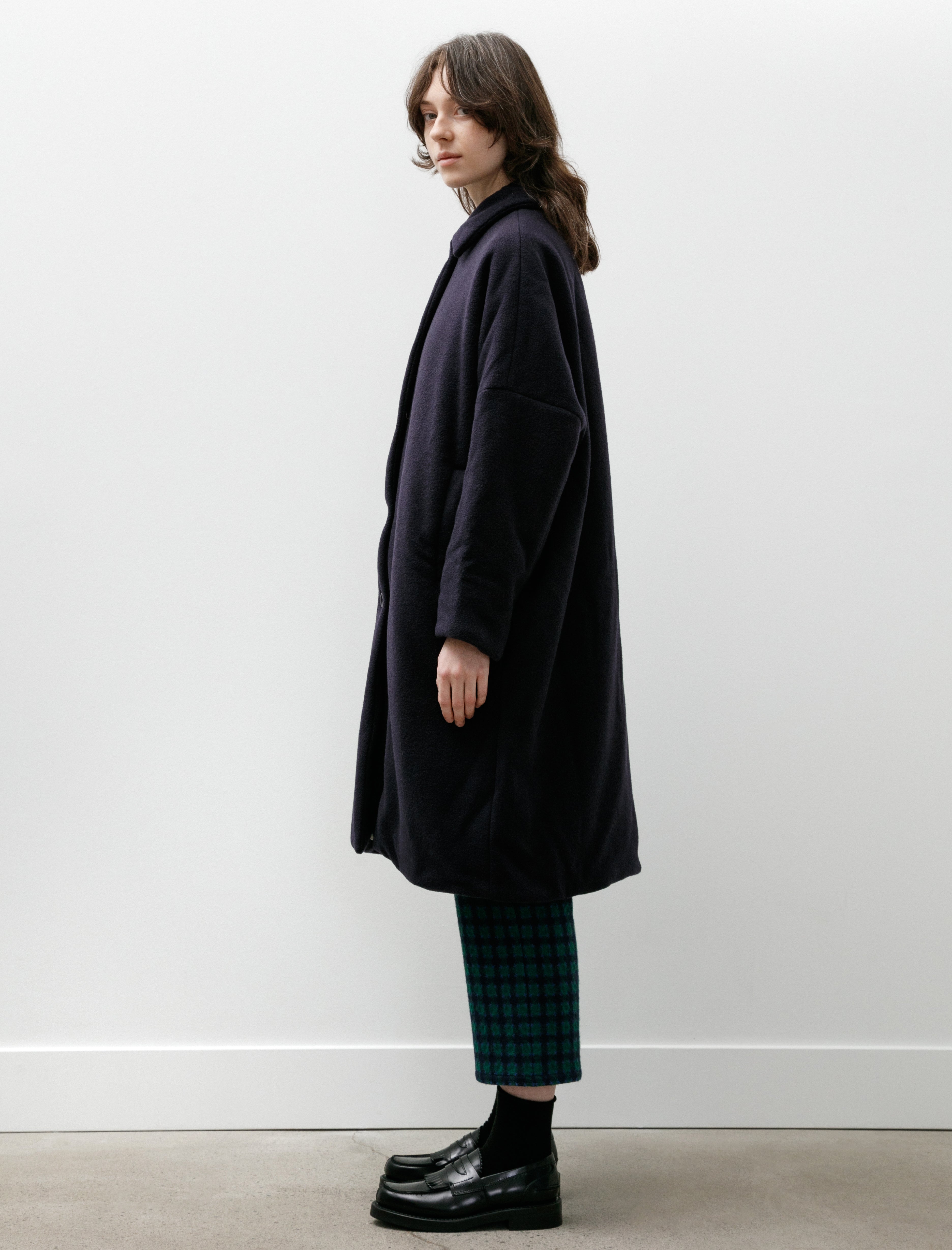 Casey Casey Big Blobby Coat Kasper Blue