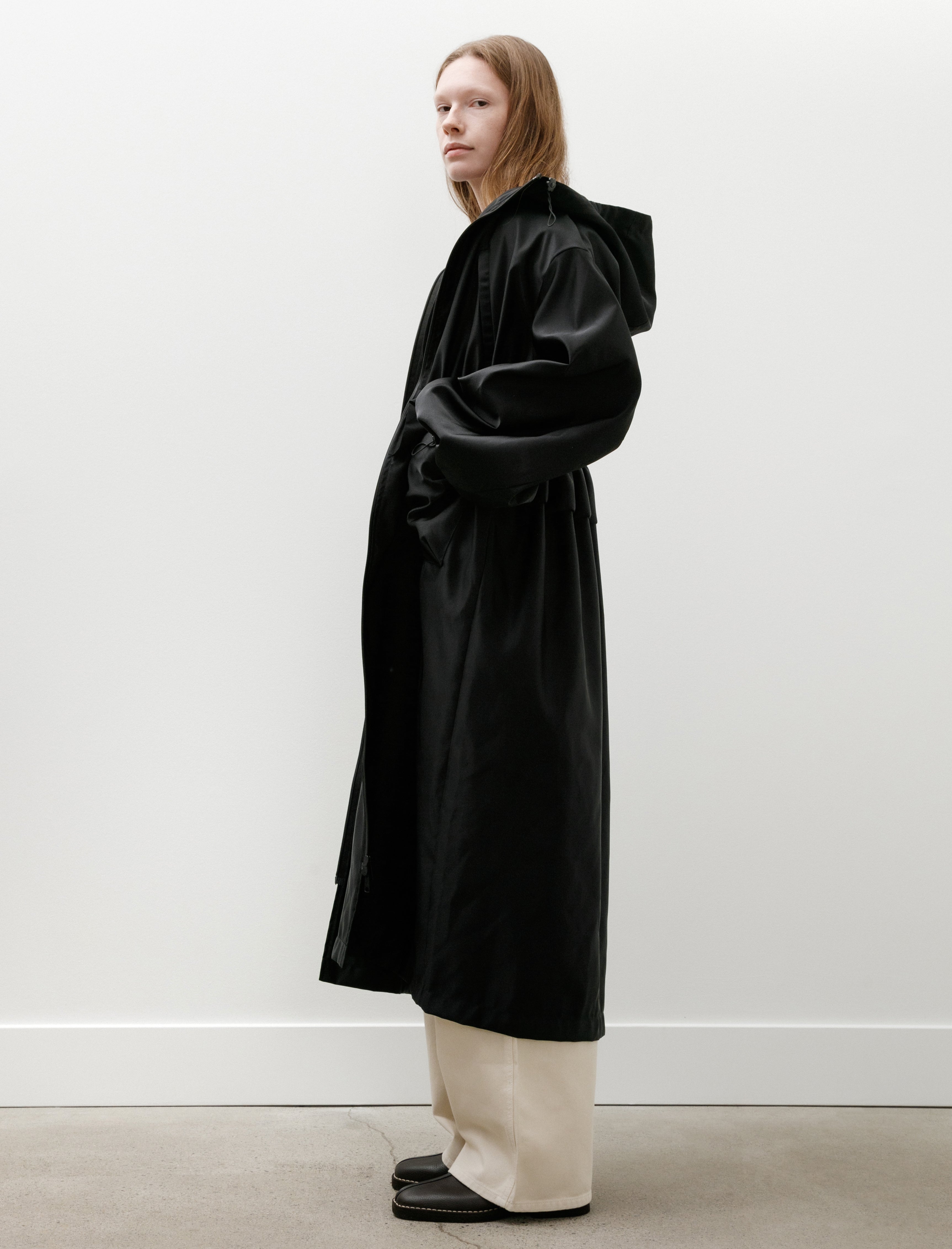 Cecilie Bahnsen Bowie Zip Coat Black