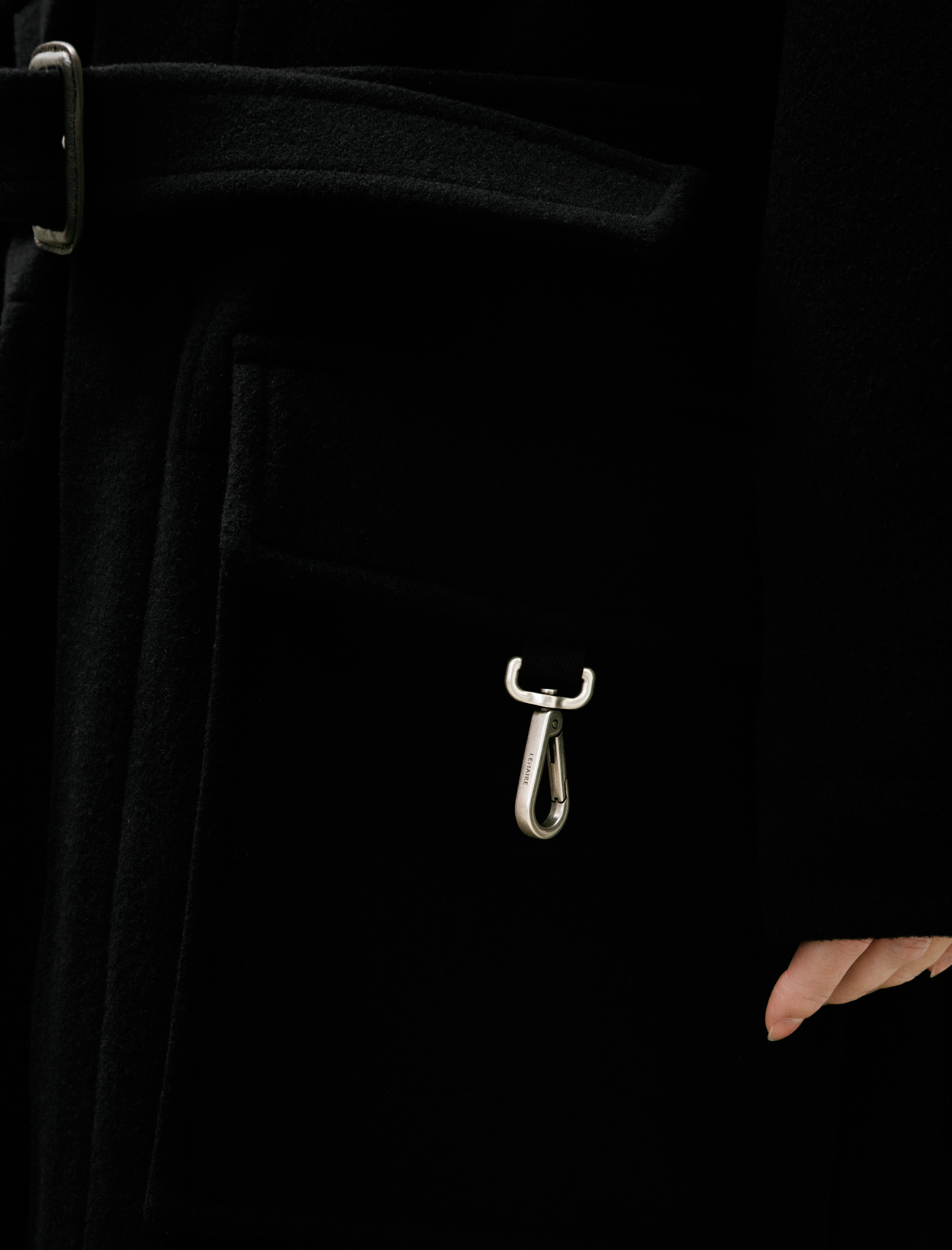 Lemaire Duffle Coat Black