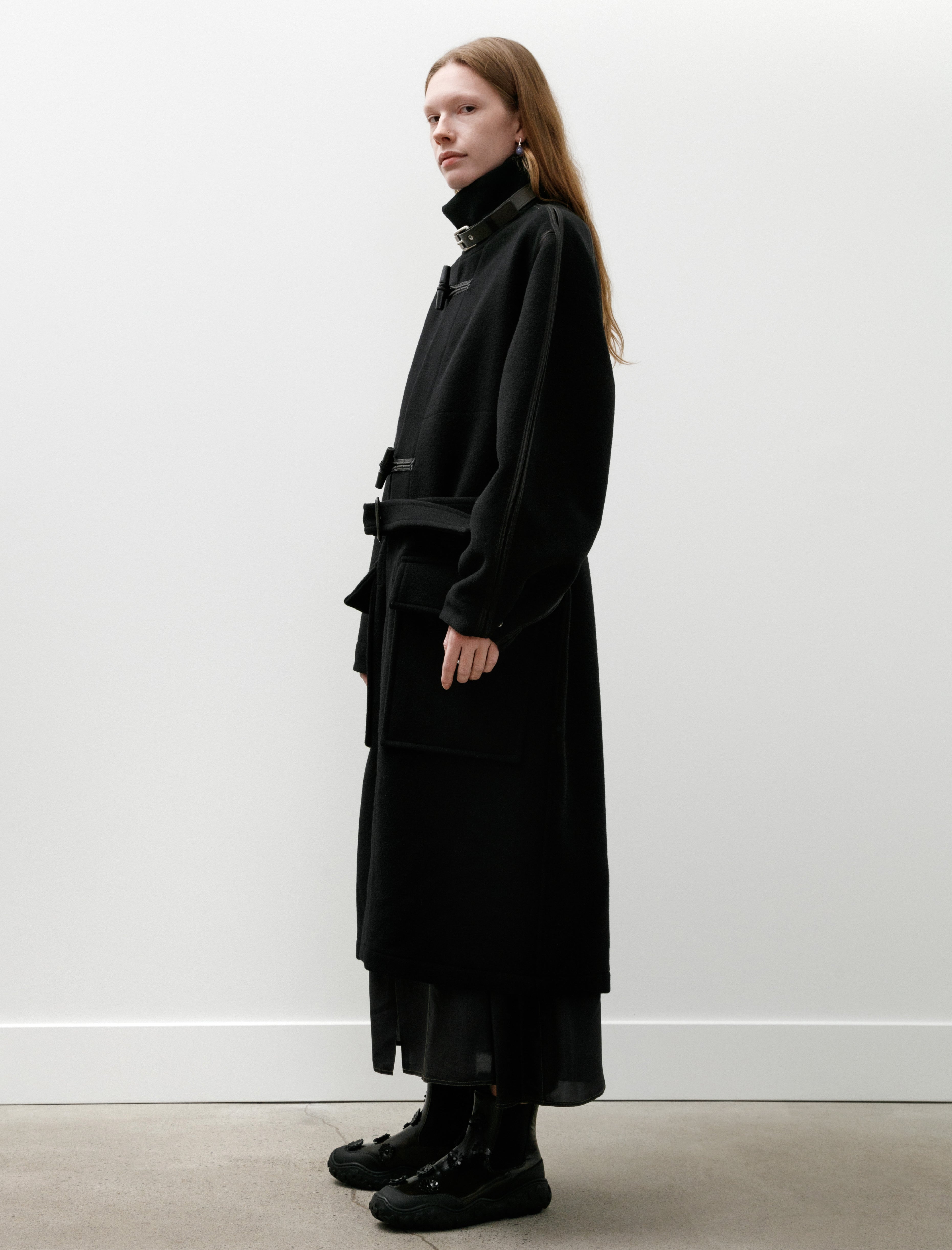 Lemaire Duffle Coat Black